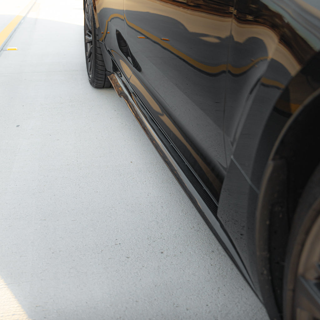 2022-2025 Cadillac CT5-V Blackwing Type-ST Gloss Carbon Fiber Side ...