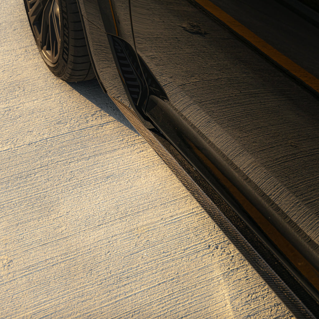 2022-2025 Cadillac CT5-V Blackwing Type-ST Gloss Carbon Fiber Side ...