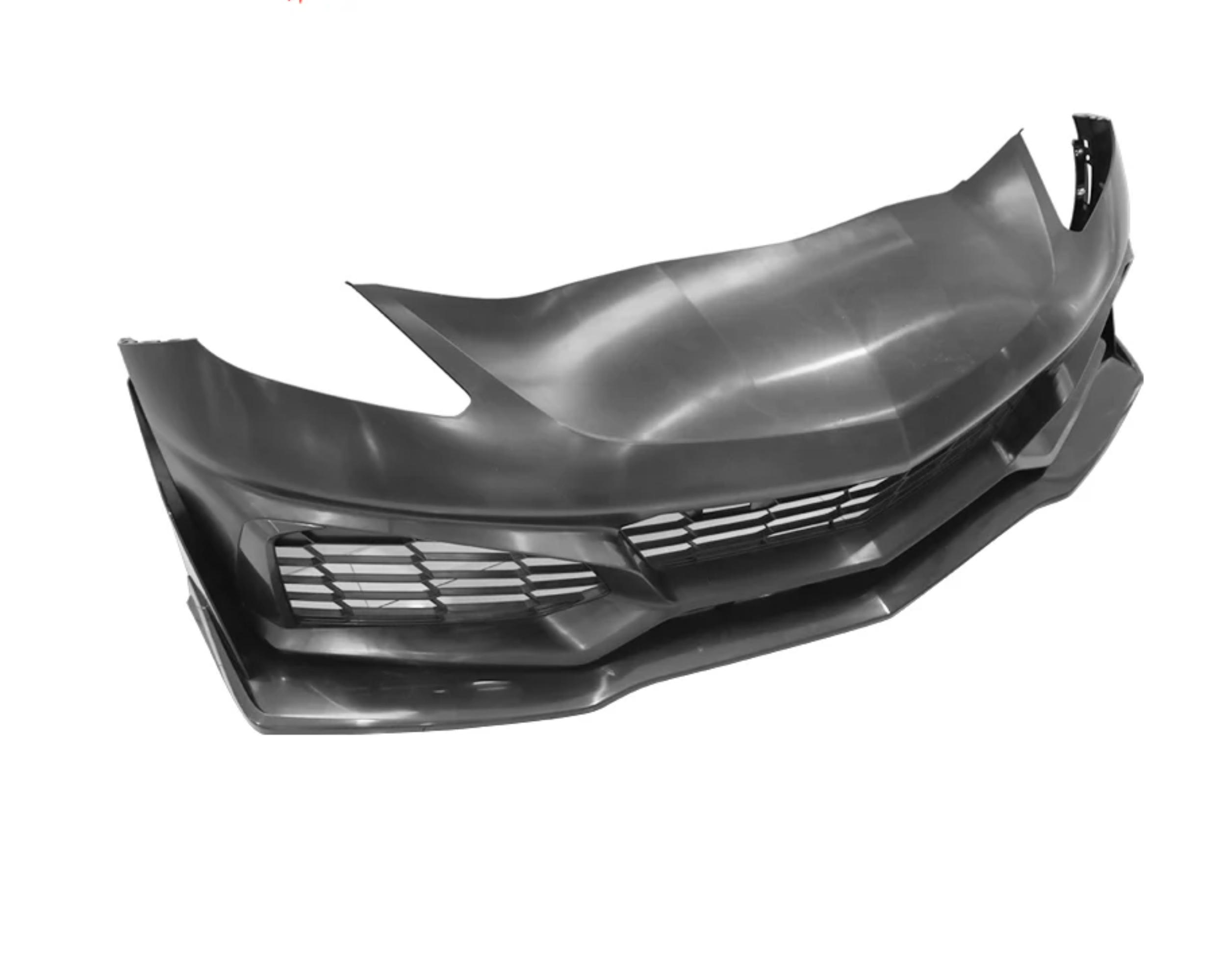 2014-2019 Corvette C7 ZR1 Track Package Front Bumper Conversion 18pcs Full Kit Flat BLK