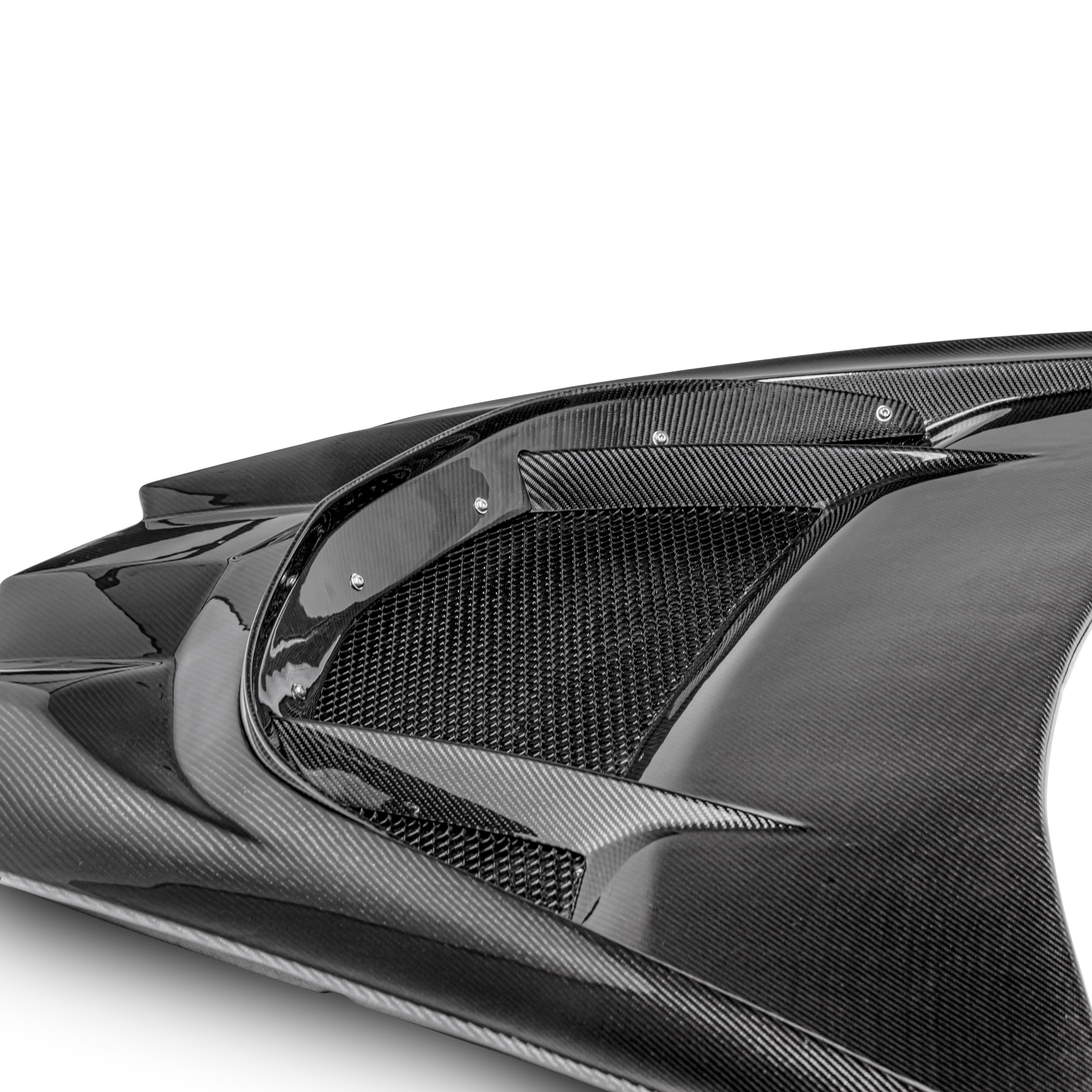 2020-2025 Corvette C8 Type-ZR1 Double Sided Carbon Fiber 2pc Hood For Stingray/Z06/E-Ray