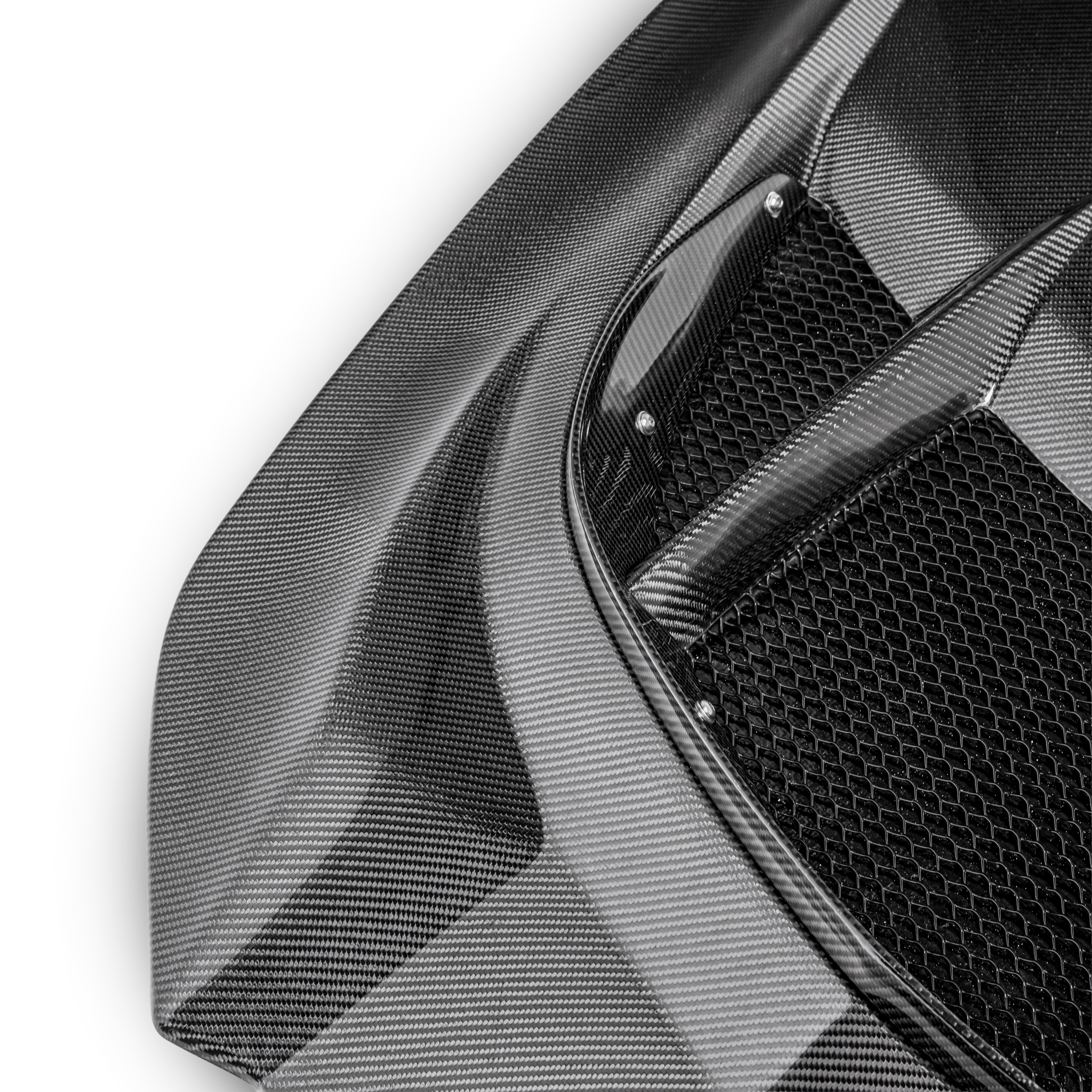 2020-2025 Corvette C8 Type-ZR1 Double Sided Carbon Fiber 2pc Hood For Stingray/Z06/E-Ray
