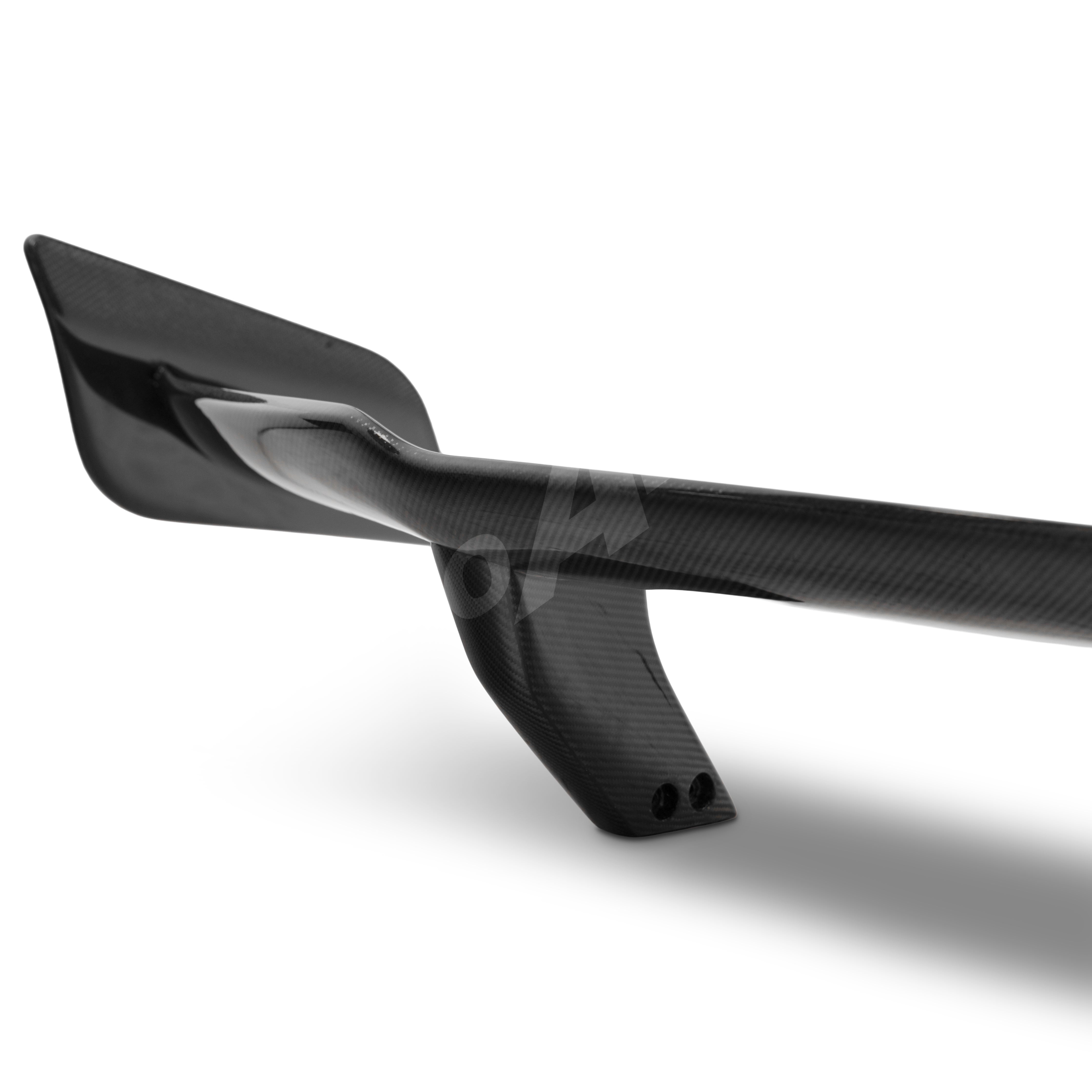 Auto Addict USA 2023-2026 Corvette C8 Z06 ZR1 ZTK carbon fiber rear spoiler side profile