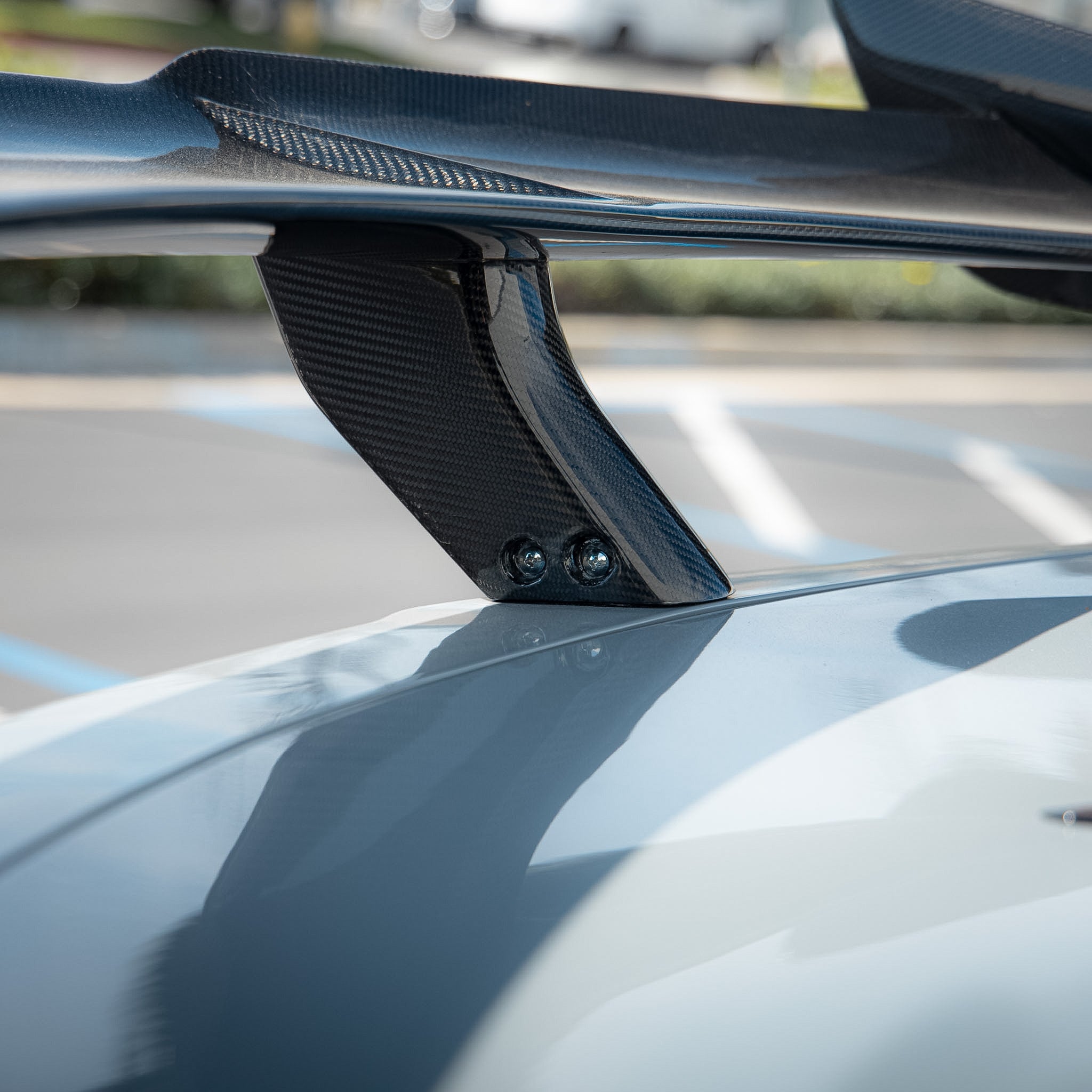 2023-2026 C8 Corvette Z06/E-Ray ZR1 ZTK Rear Spoiler Gloss Carbon Fibe