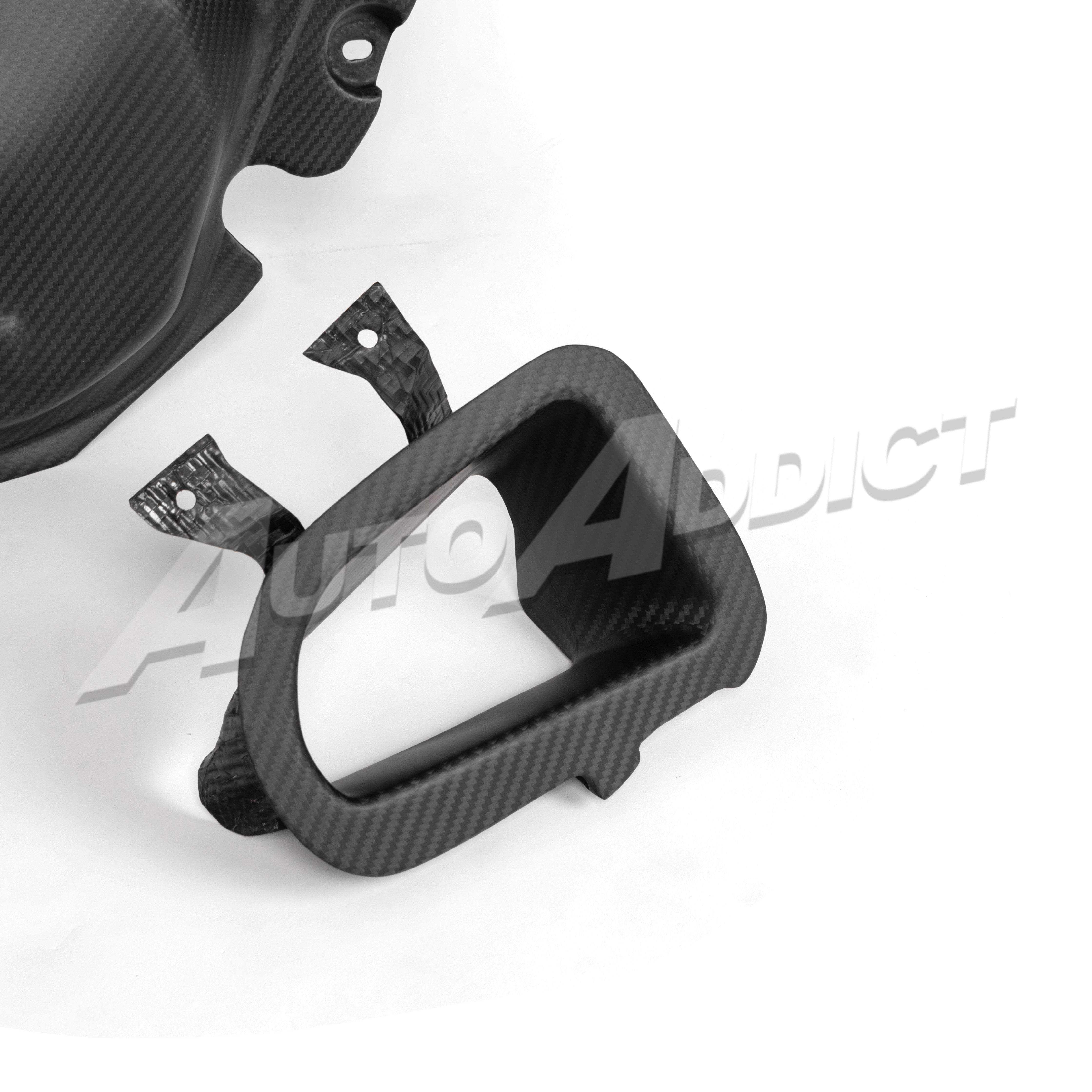 Auto Addict USA C8 ZR1 motorsport inspired dry carbon fiber hood upgrade