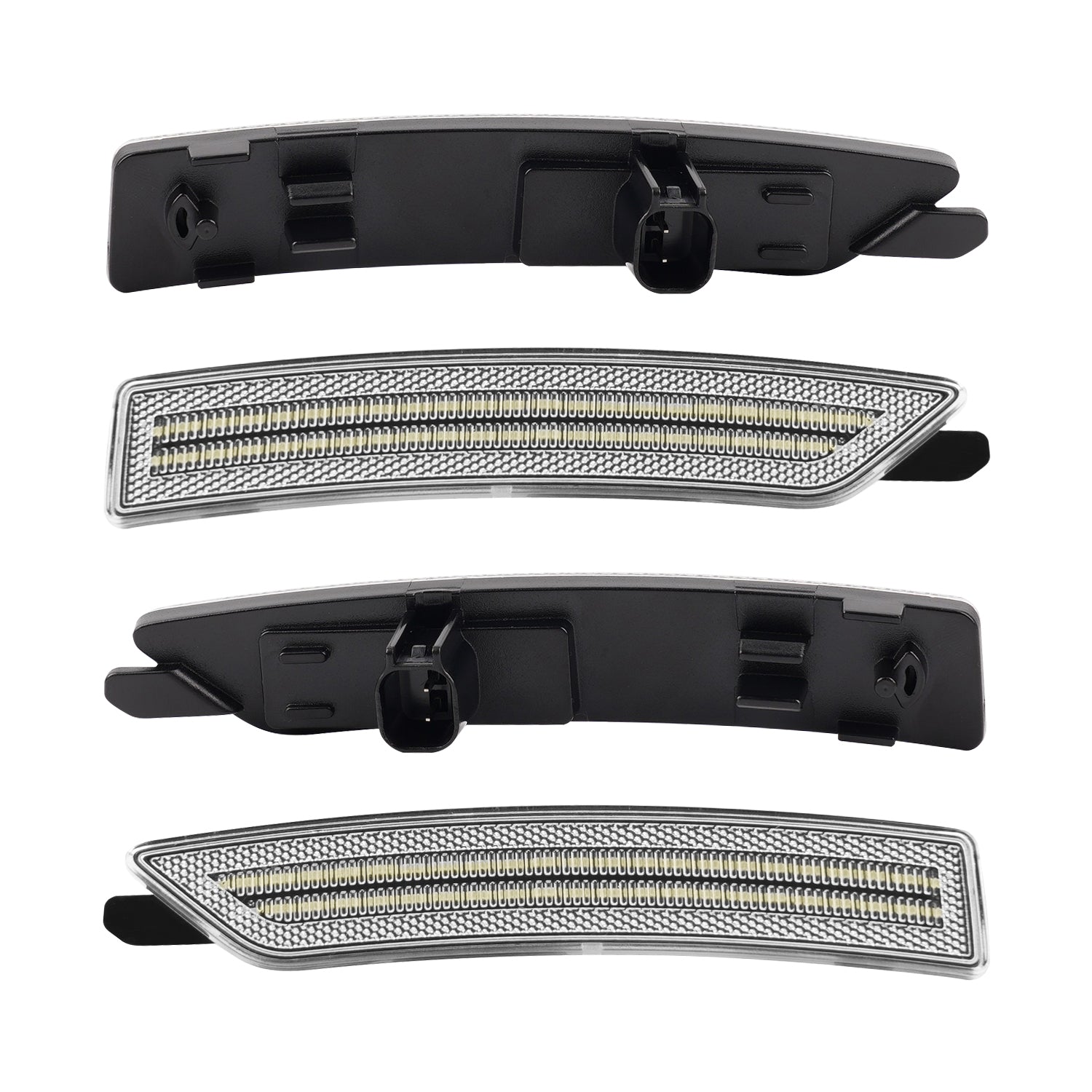 Auto Addict USA Clear LED Side Markers Ford Mustang S650