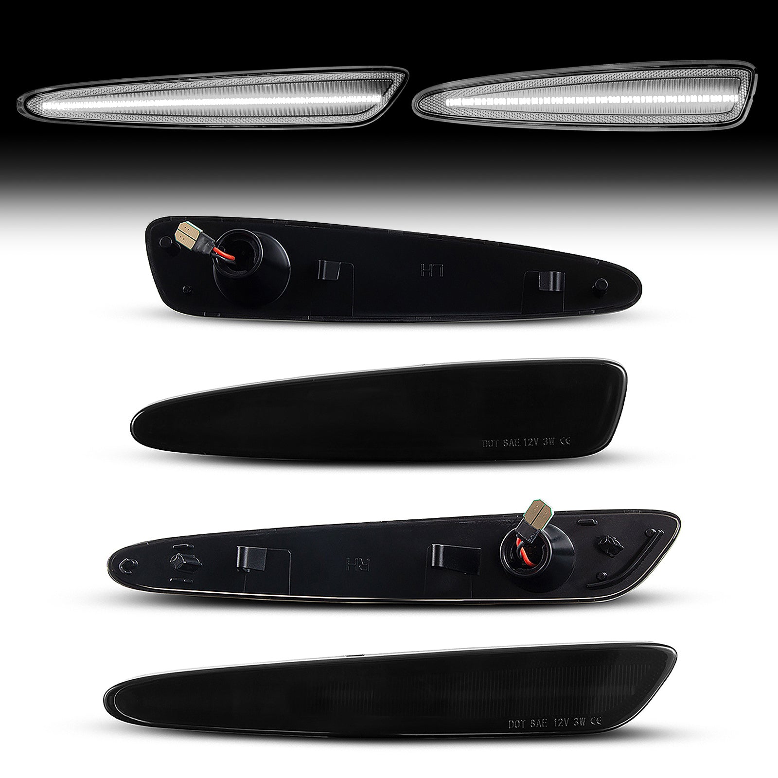 Auto Addict USA Corvette C6 Dynamic Animation Side Marker Lights