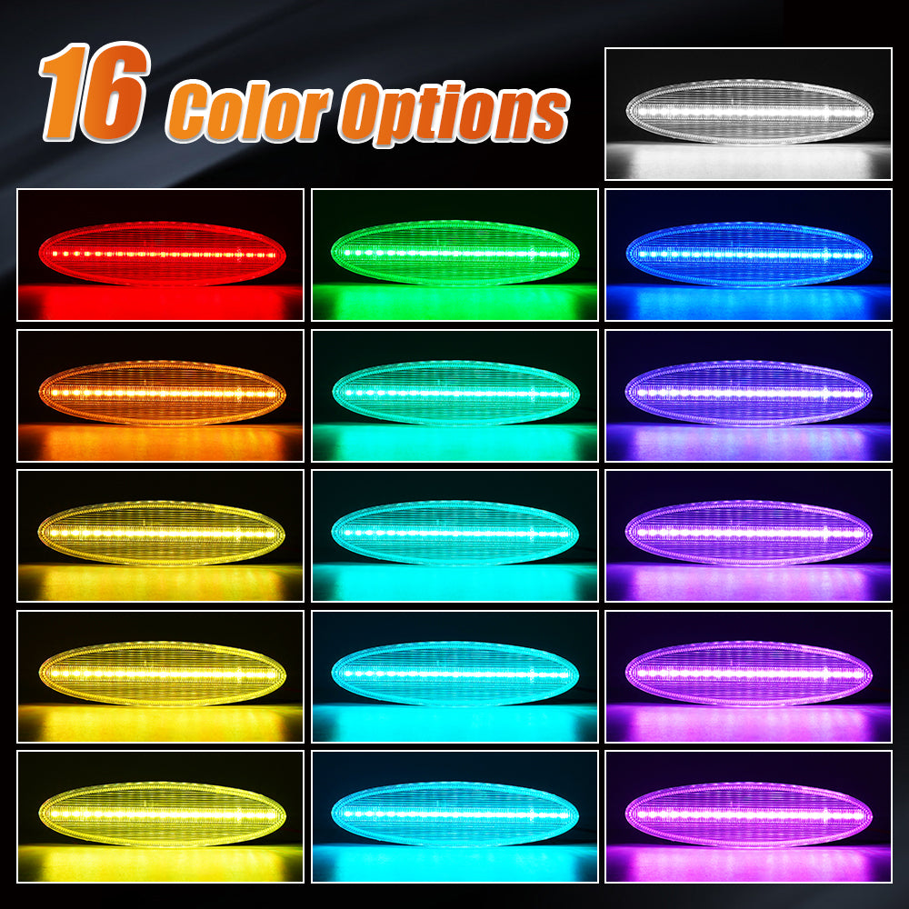 Auto Addict USA Corvette Coupe Convertible RGB Marker Lights