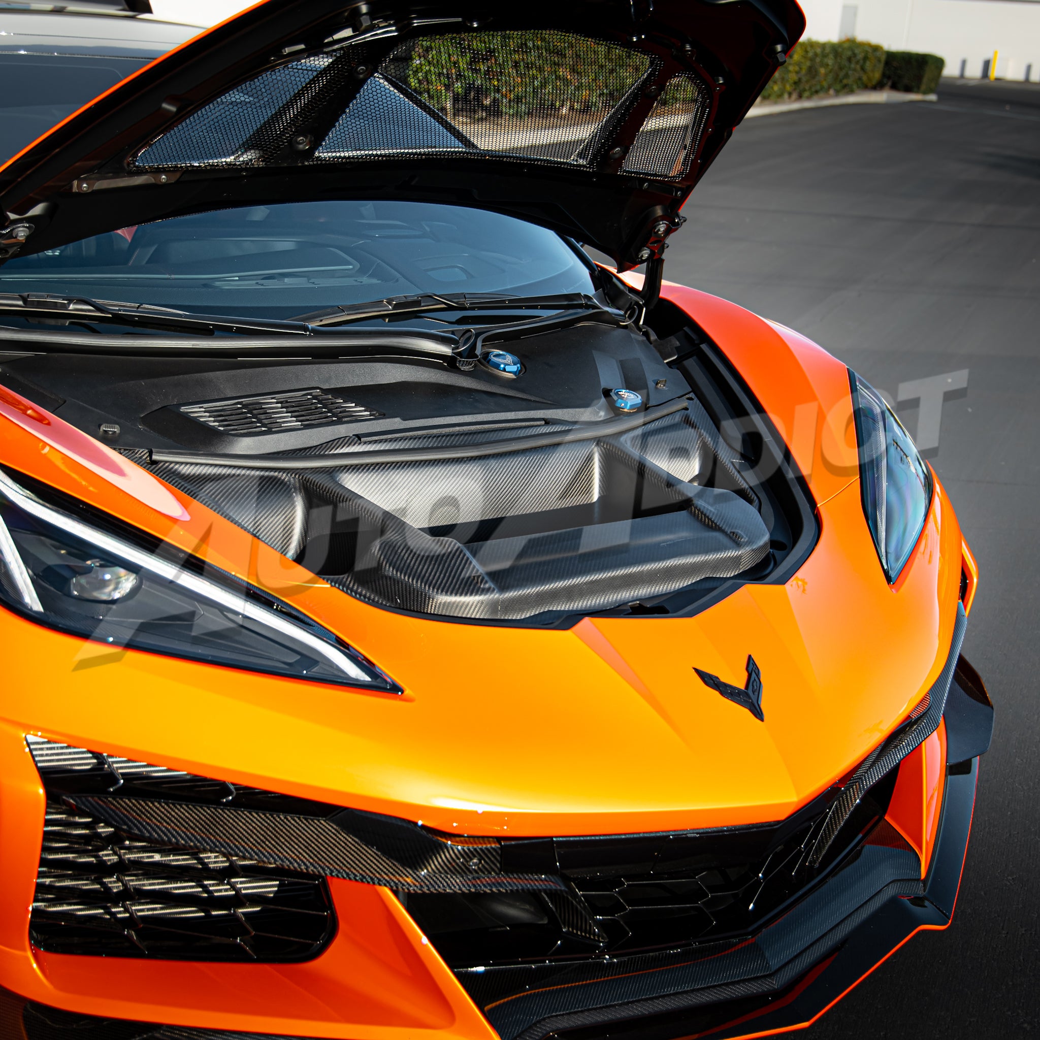 Auto Addict USA Corvette ZR1 Hood Air Extractor Carbon Fiber OEM Fit