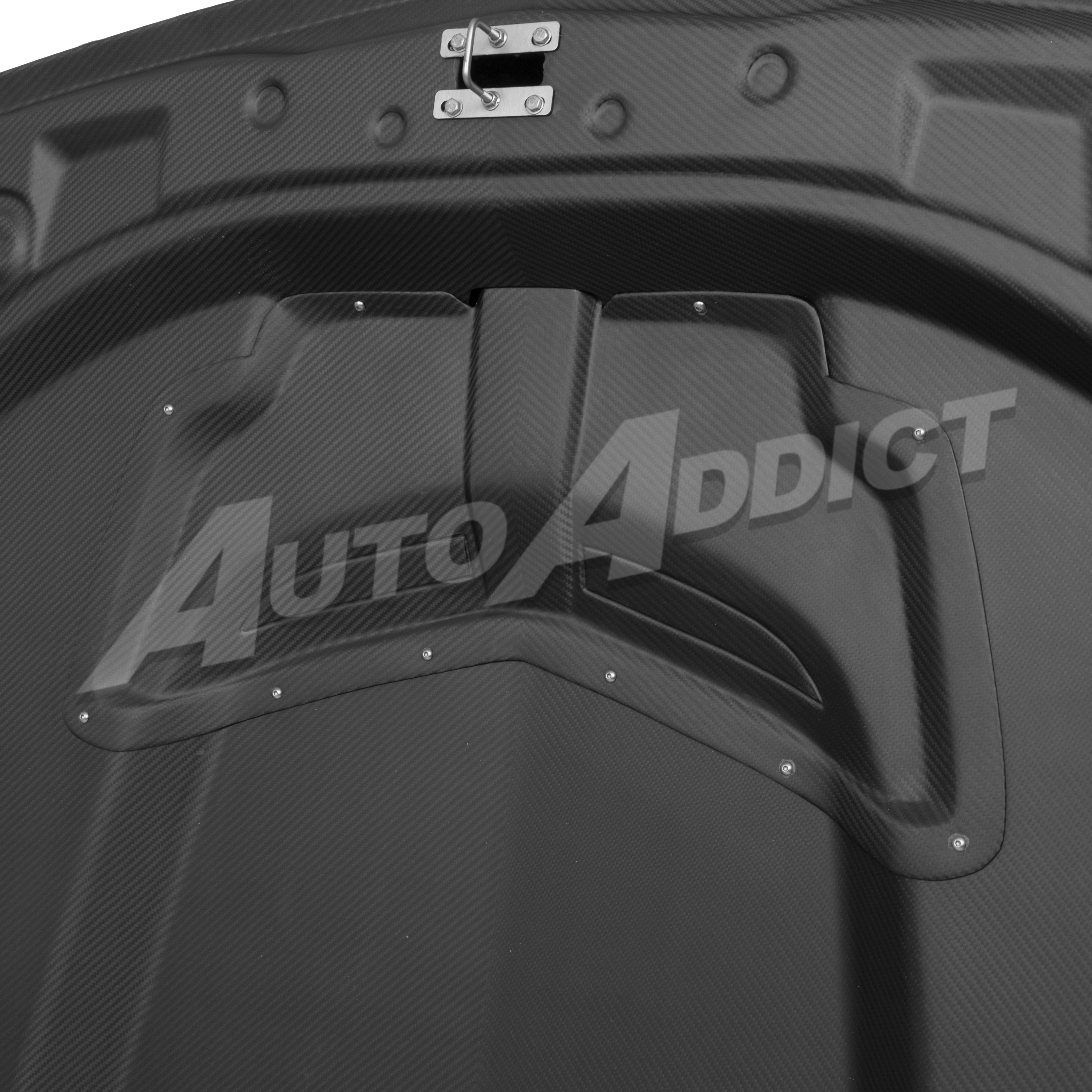 Auto Addict USA Heritage Spec Hood top-down product view
