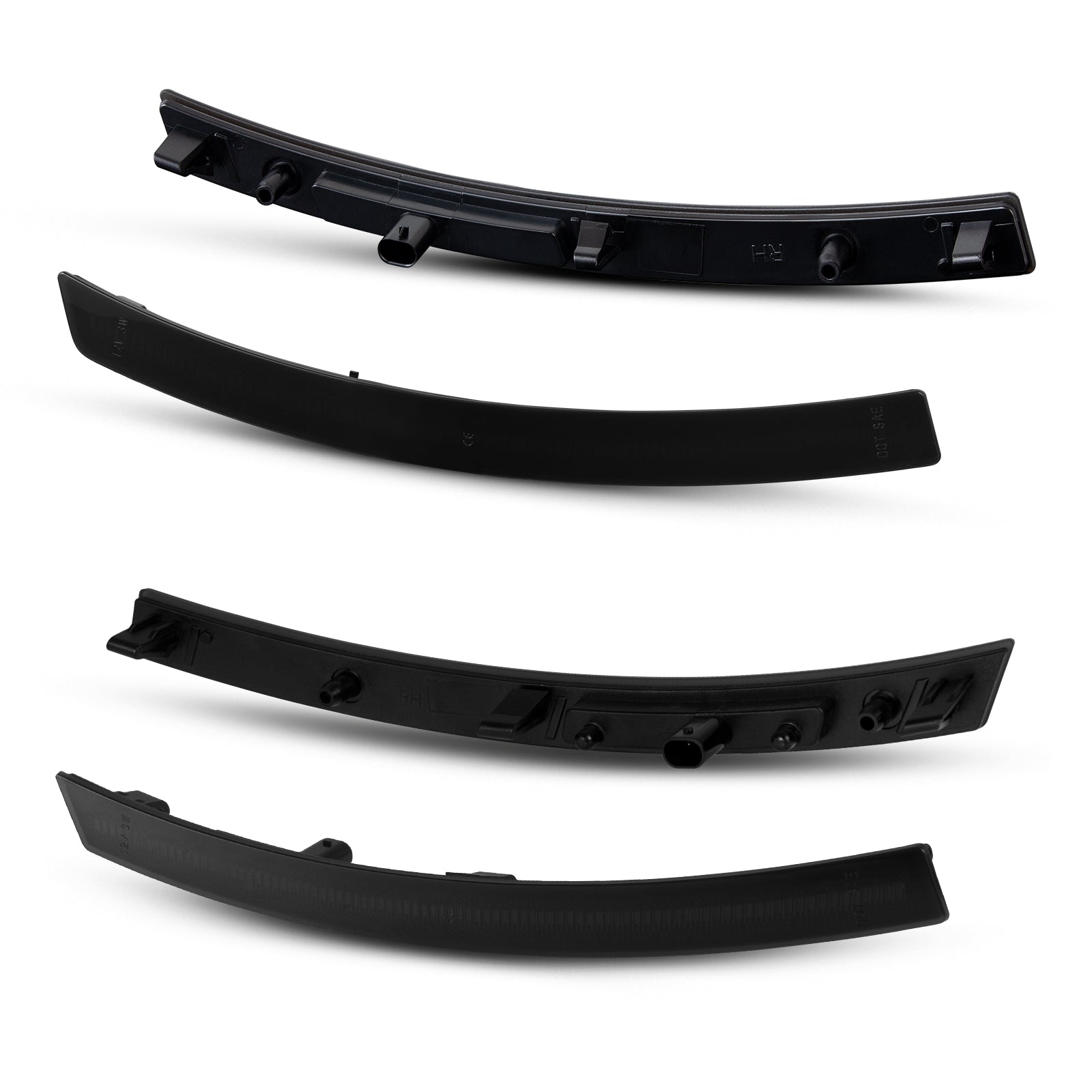 Auto Addict USA Smoked White Corvette LED Marker Lights