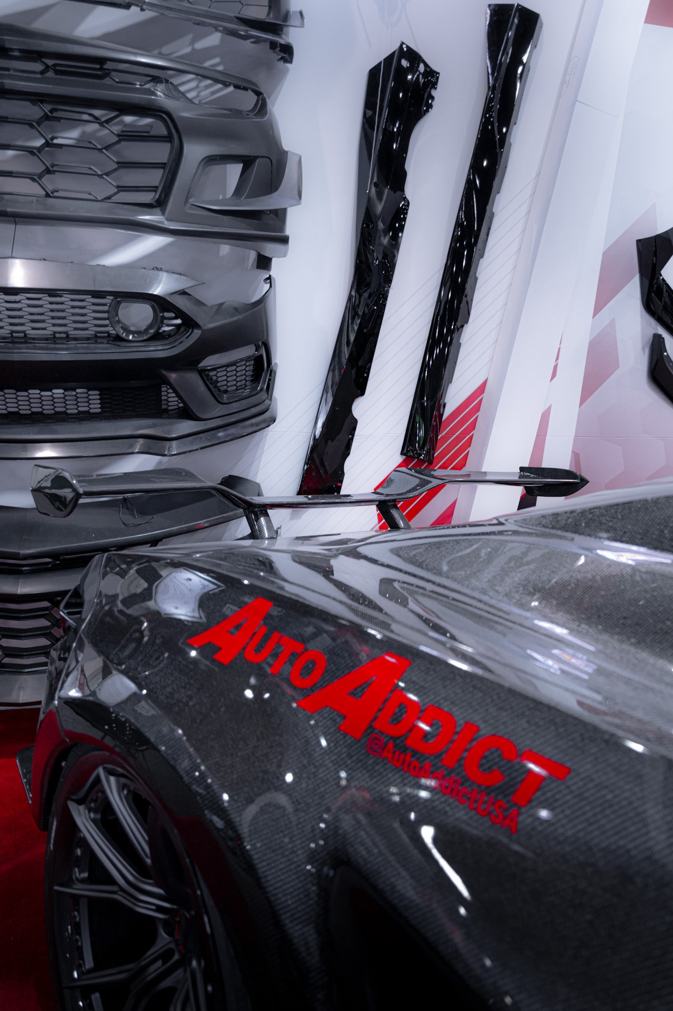 2020-2024 Corvette C8 Deluxe Wide Track Package Full Carbon Fiber Kit Bumper to Bumper