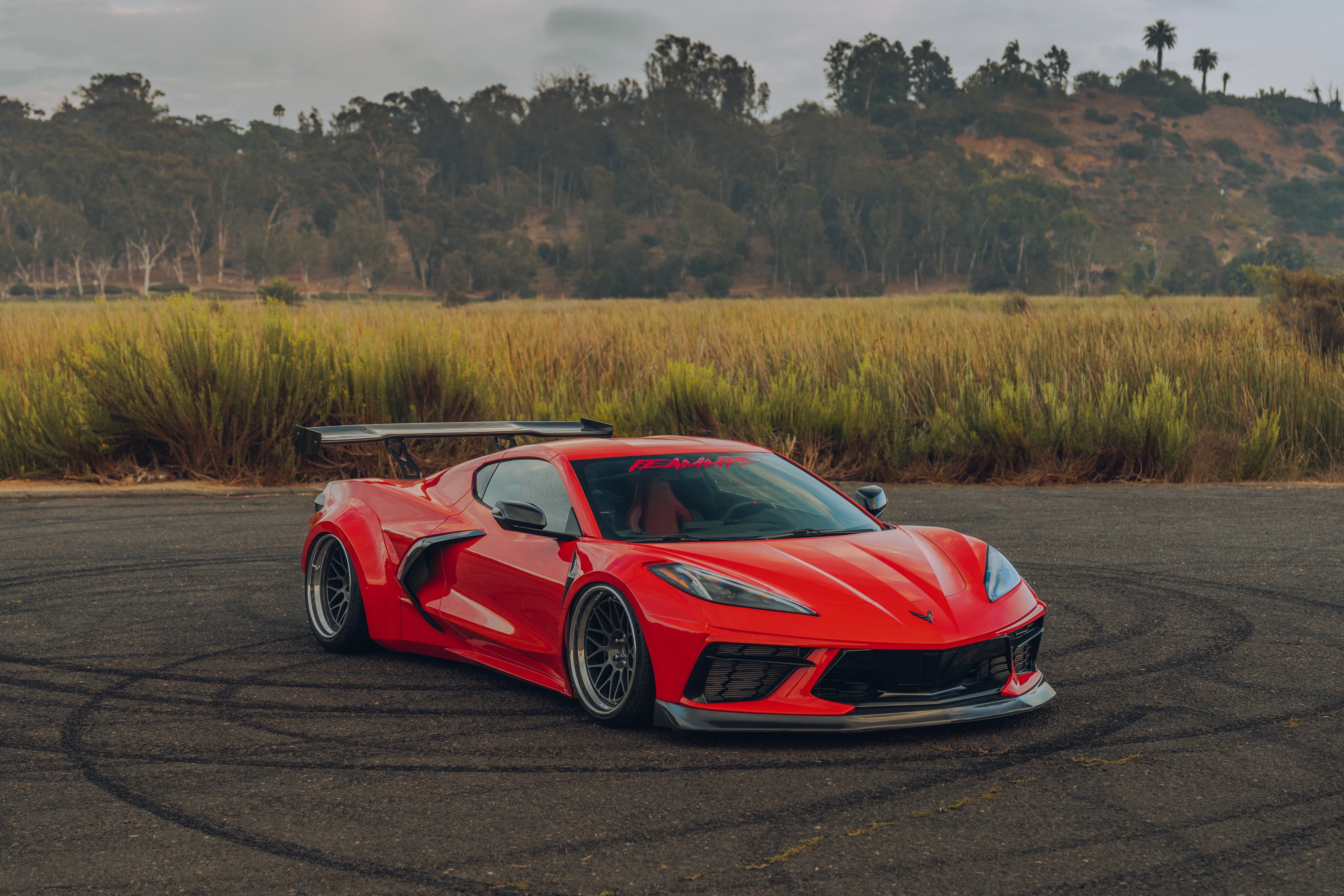 Street Hunter Chevrolet Corvette C8 Carbon Fiber Wing
