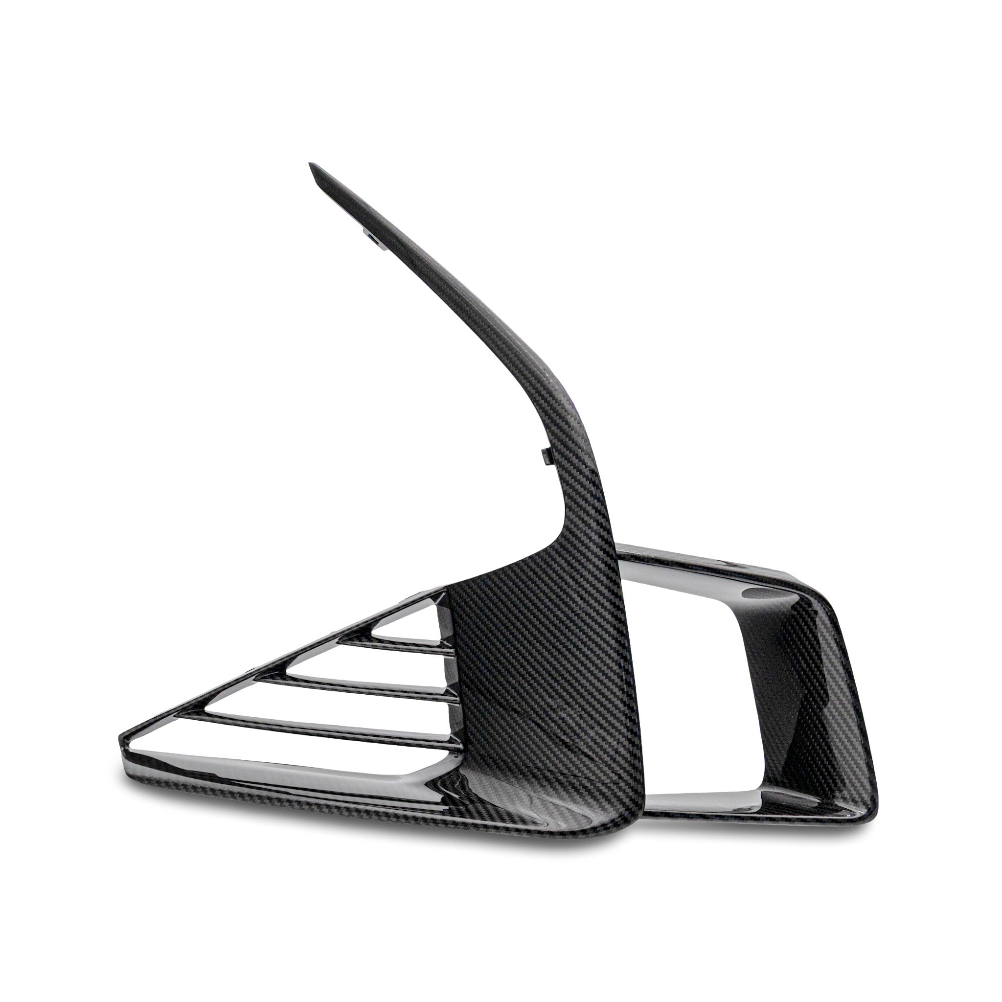 2025-2026 Cadillac CT5-V Blackwing Front Side Outer Grilles Pre Preg Gloss Carbon Fiber Pair