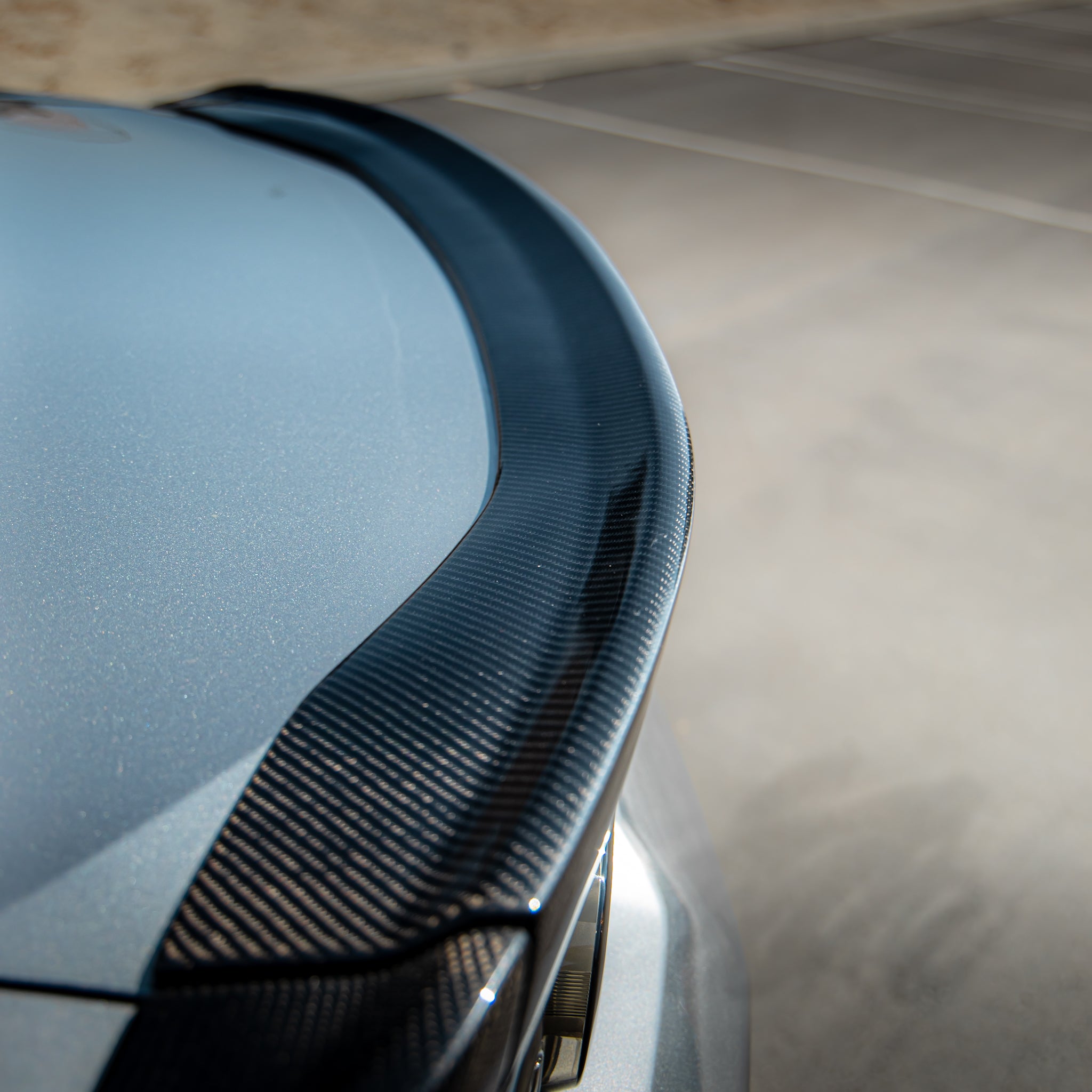 2016-2025 Chevy Camaro Type-SS 1LE Gloss Carbon Fiber 3pc Rear Spoiler