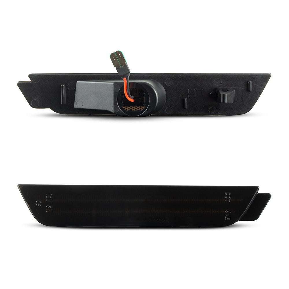 2010-2015 Chevrolet Camaro Smoked White LED Side Markers Set