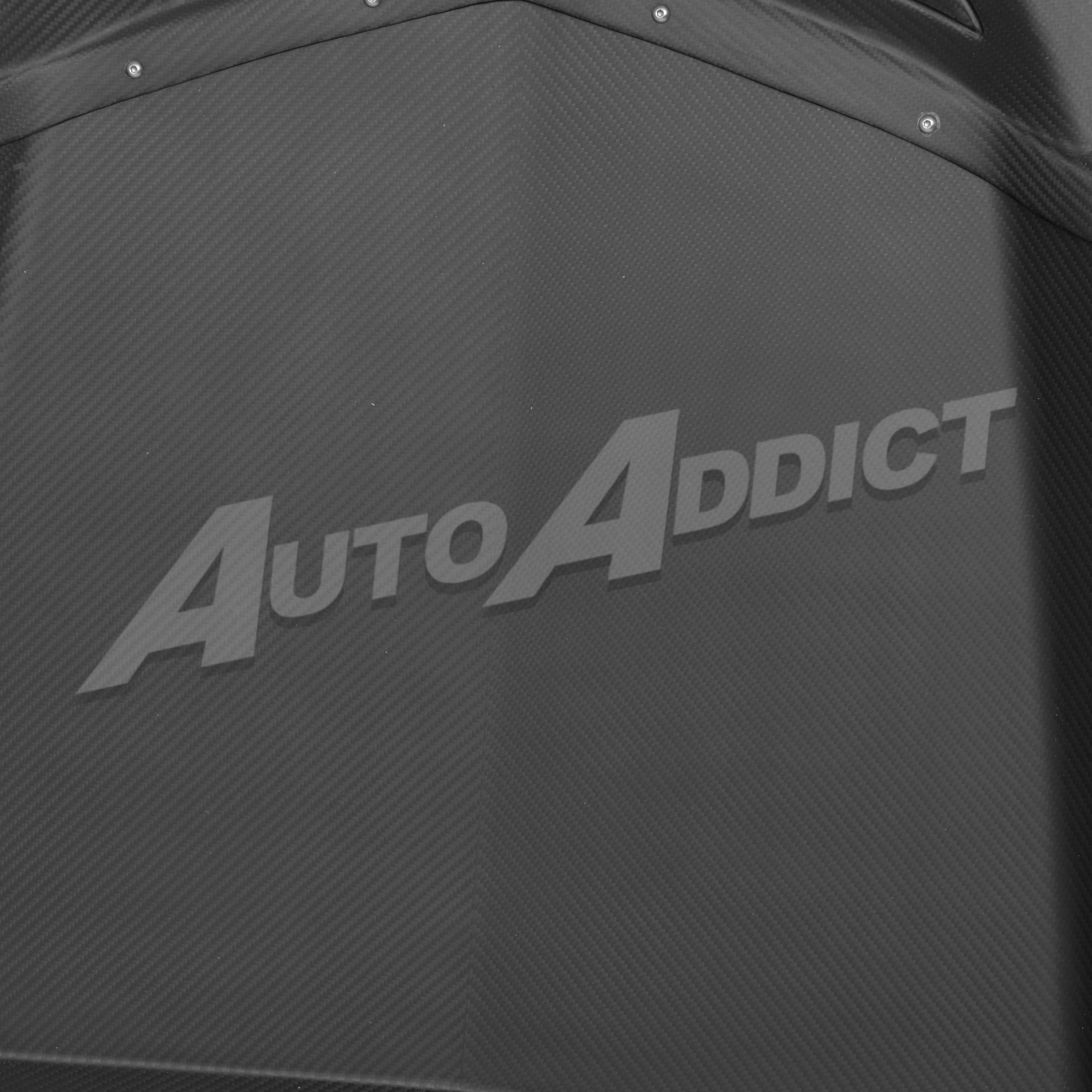 Close up detail of Auto Addict USA Heritage Spec Hood heritage styling elements