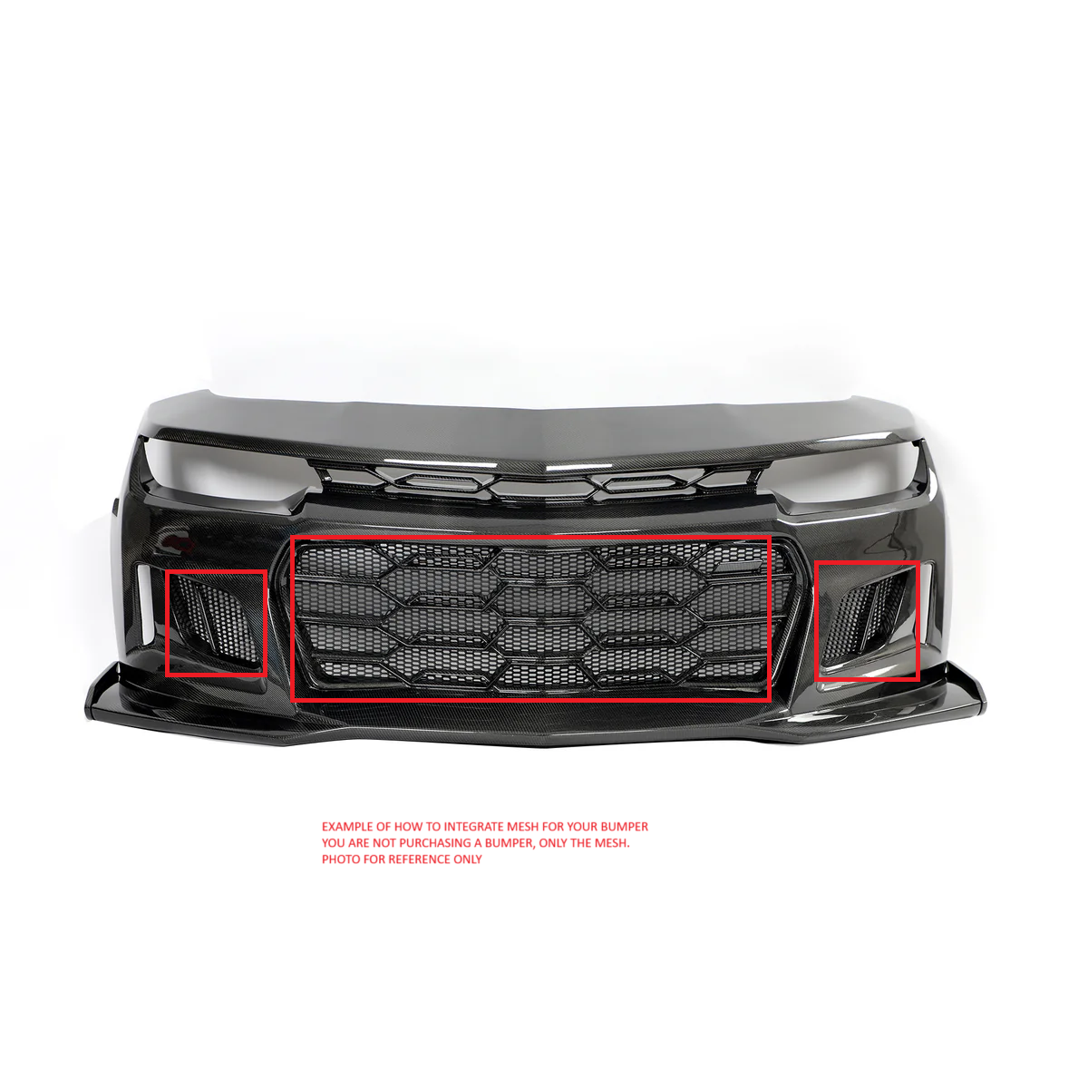 Universal Hexagon Mesh Protection For Bumper Conversion (3PC)
