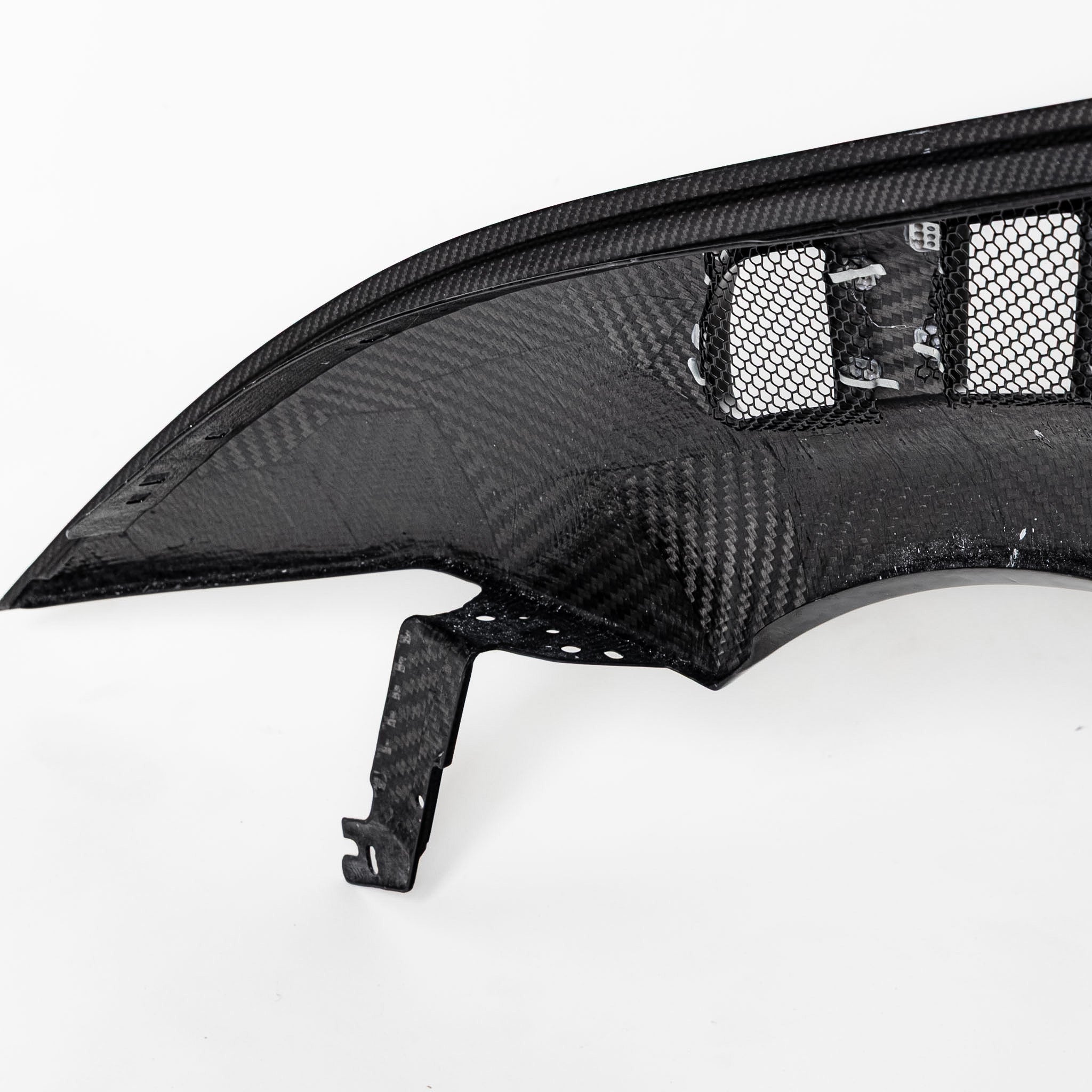 Ford Mustang S650 GT EcoBoost dry carbon fiber front fenders for wider front end appearance