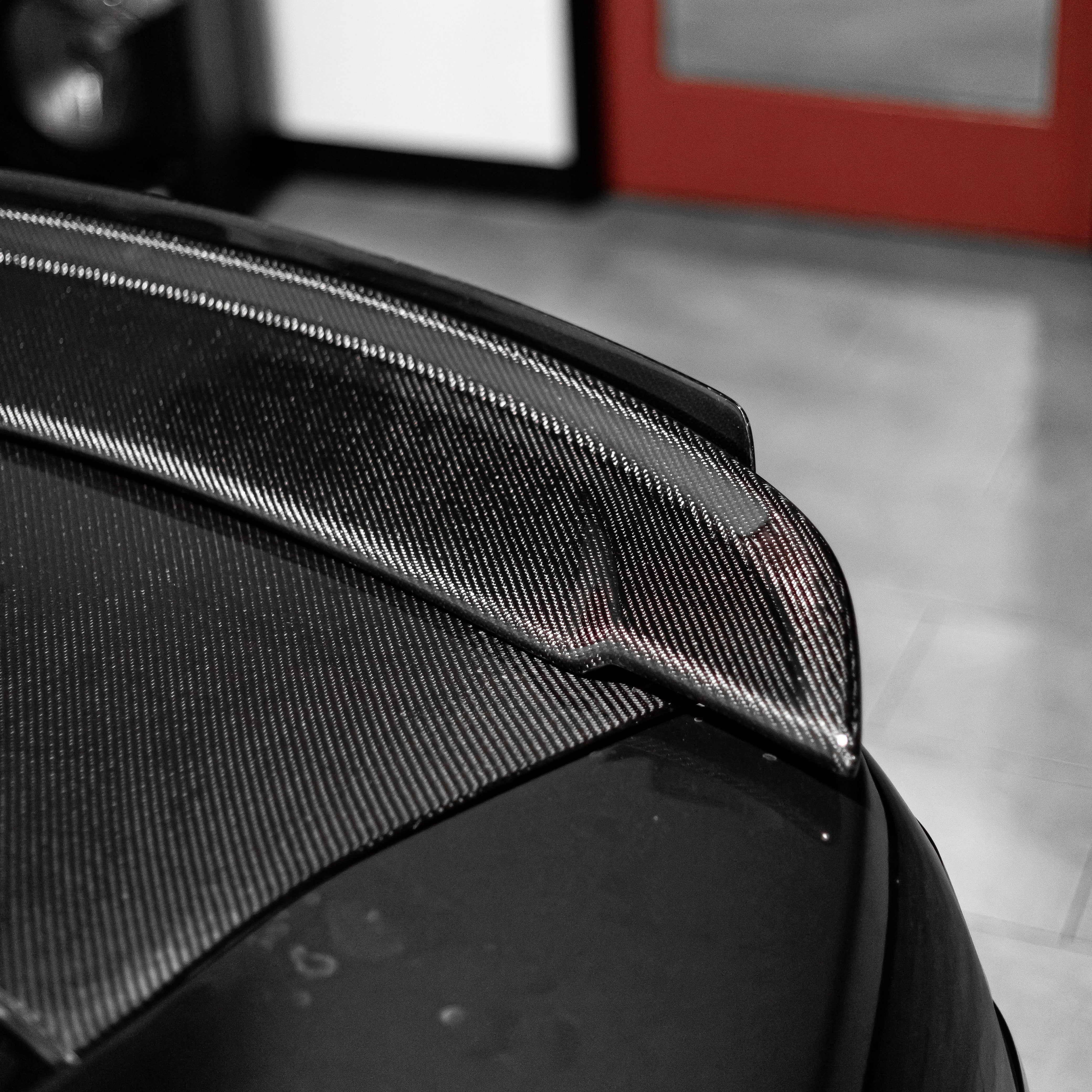 2014-2015 CHEVY CAMARO Z28 STYLE CARBON FIBER SPOILER WICKER BILL