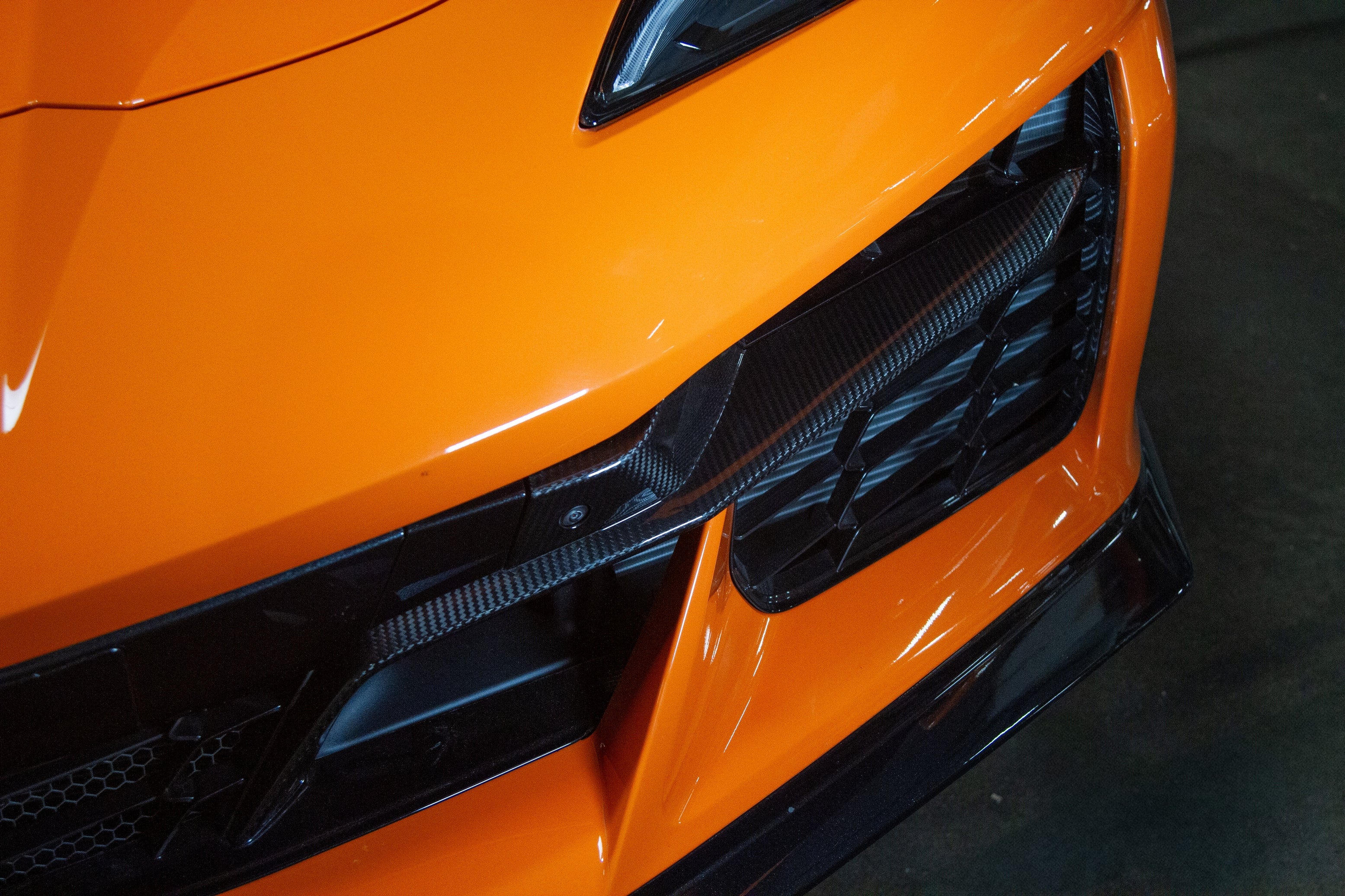 Chevrolet Corvette C8 Z06 Front Bumper Center Bezels 2022 - Current