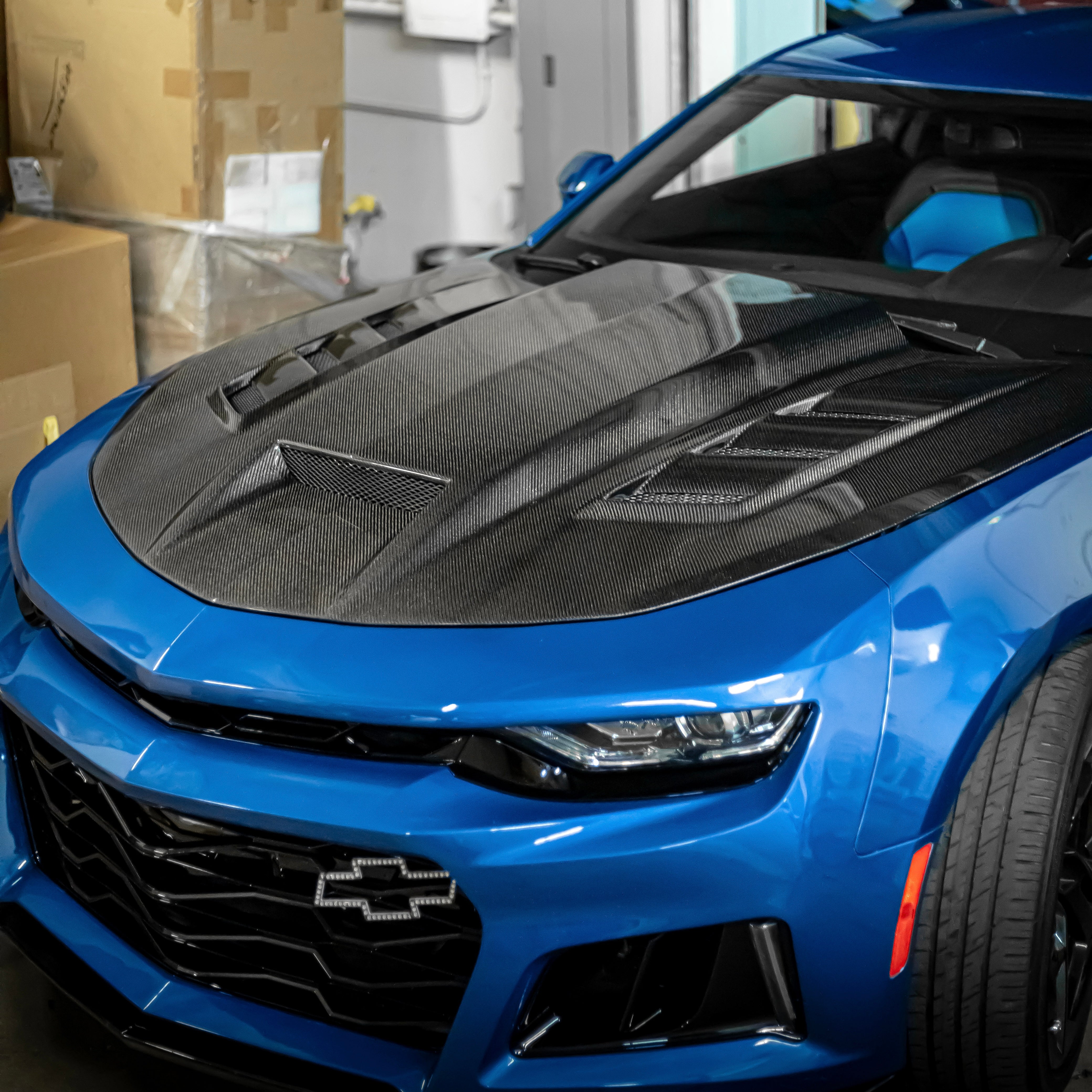 2016-2025 Chevy Camaro Terminator Full Carbon Fiber Hood