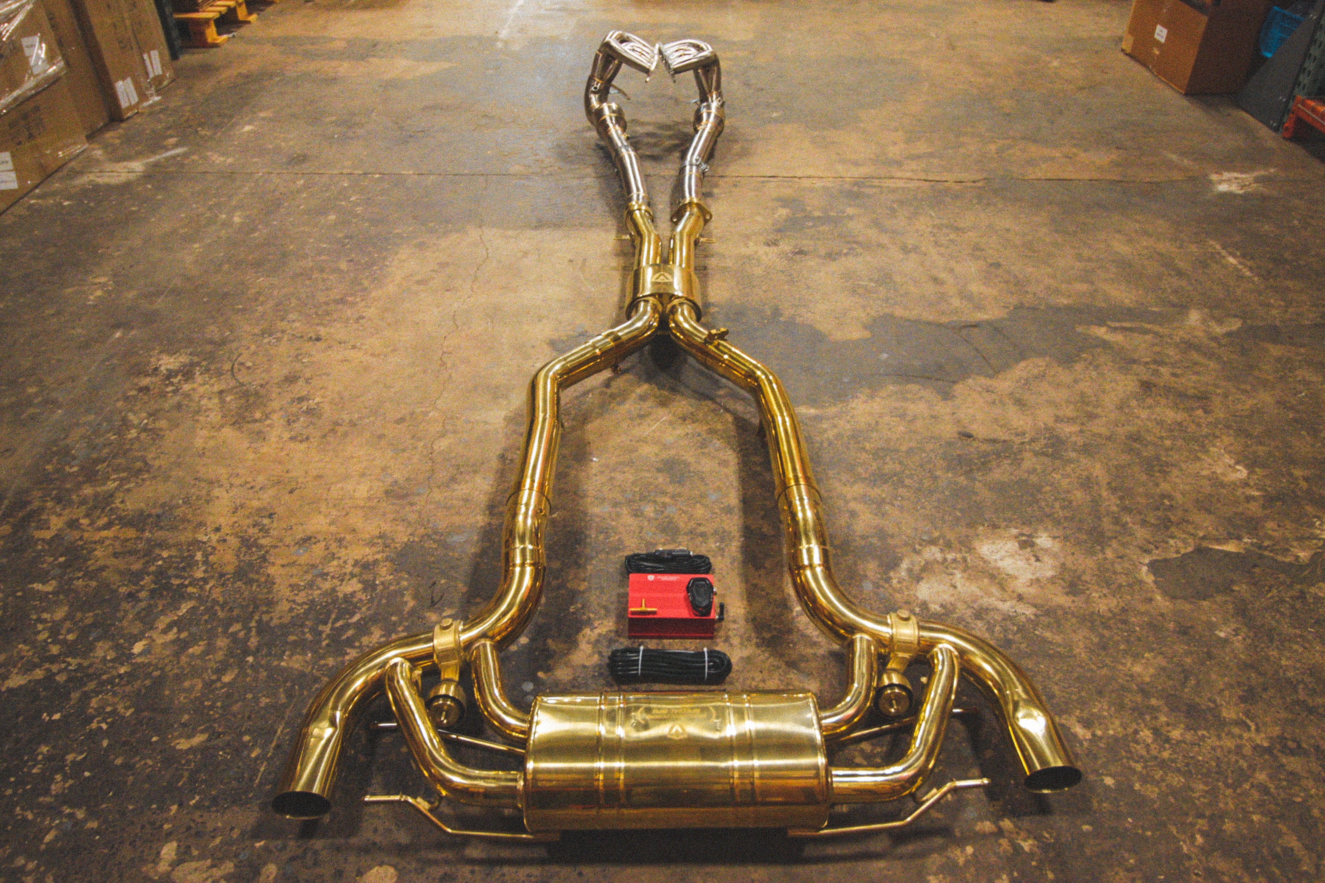 Mercedes SLS AMG Valved Sport Exhaust System