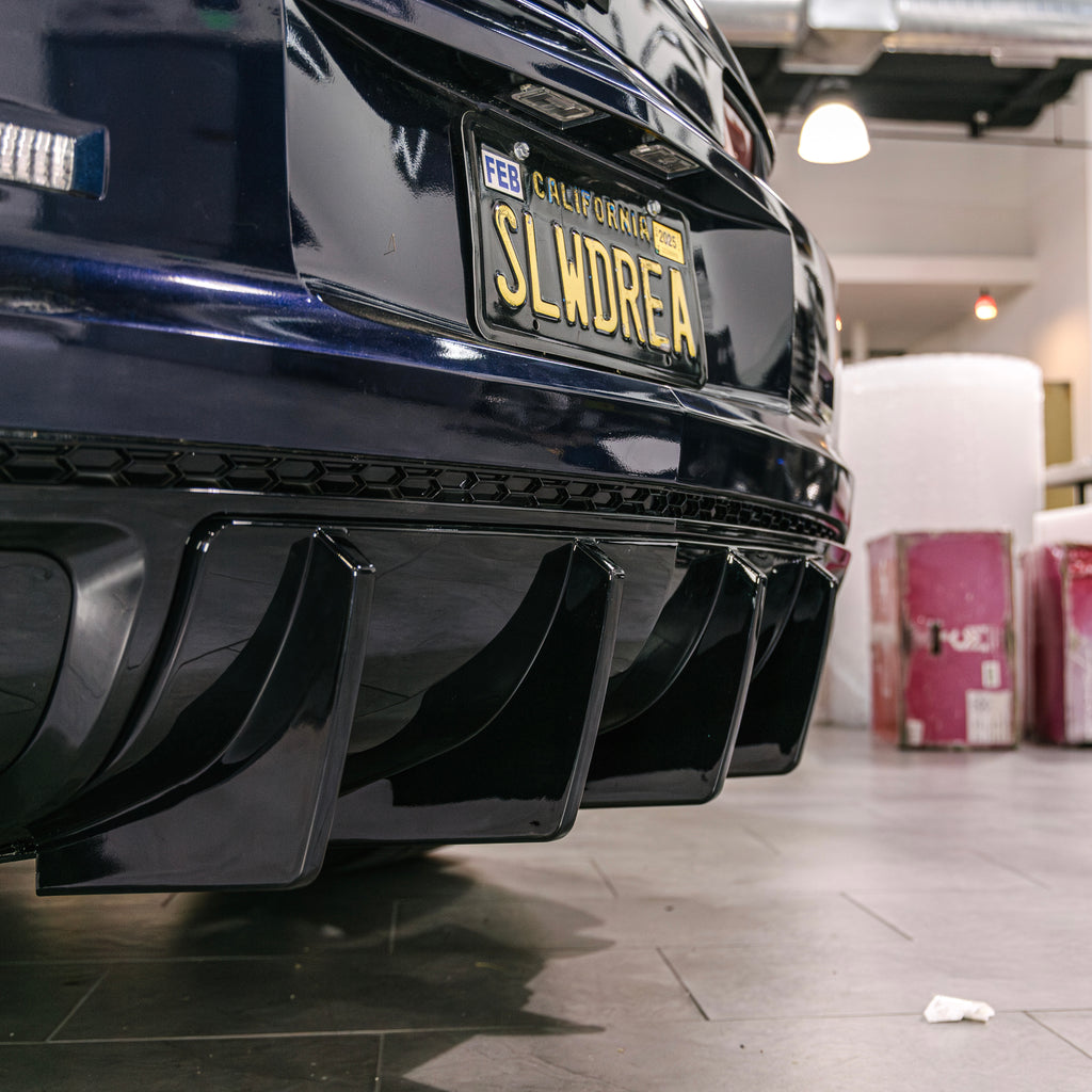 2010-2013 Chevy Camaro Evo Style Shark Fins Rear Diffuser Quad/Single