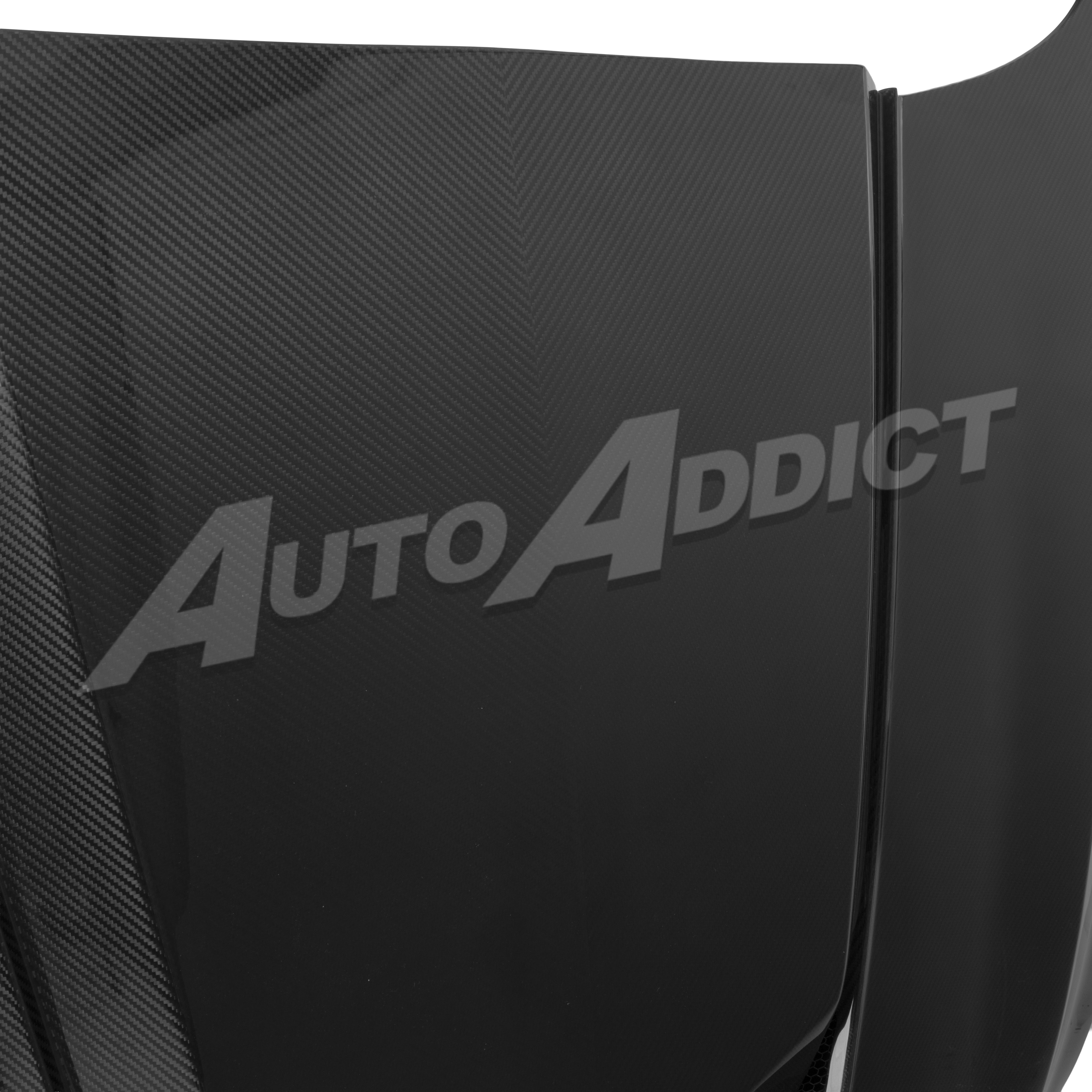 Installed Auto Addict USA Heritage Spec Hood performance styling on Cadillac CT5