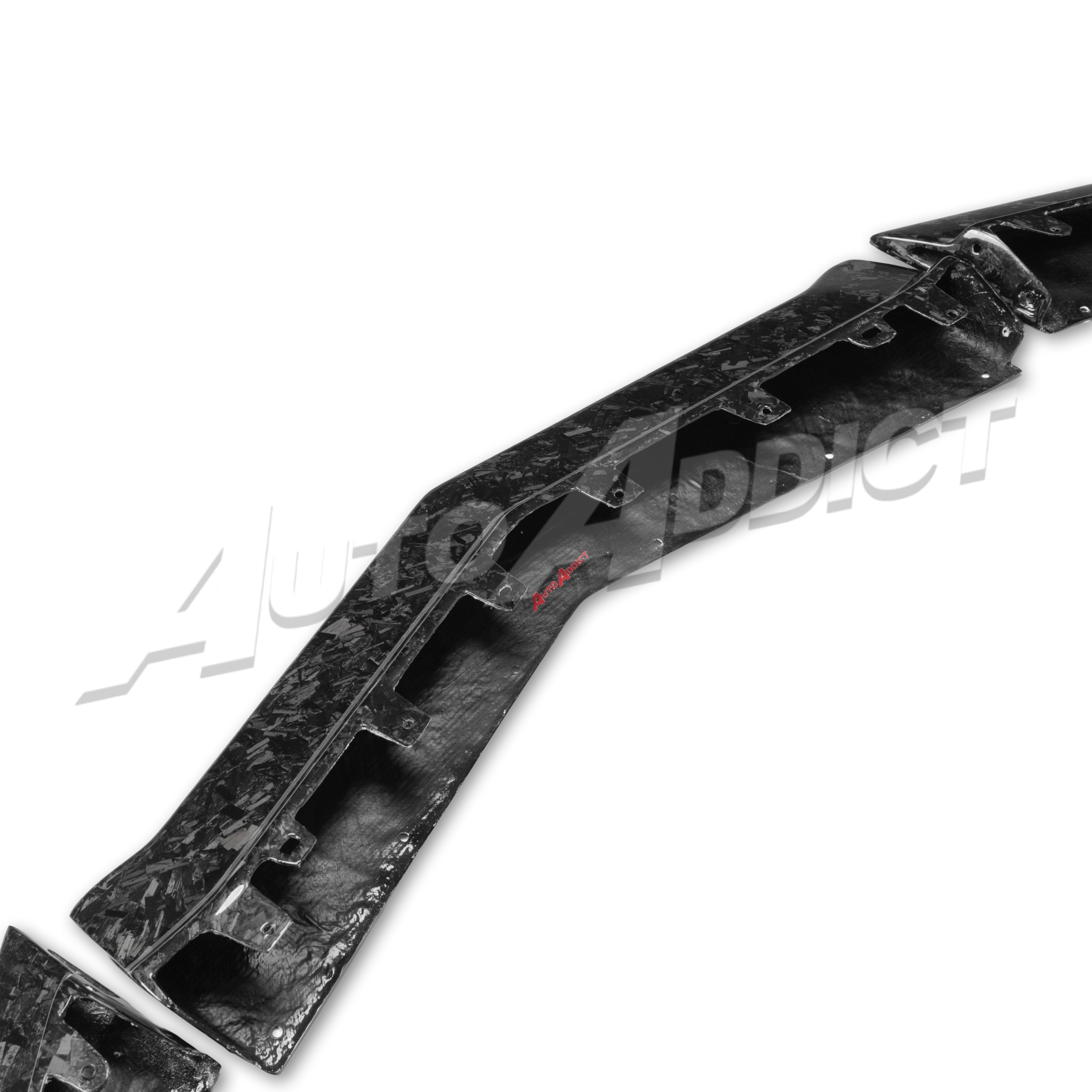 Installed C8 Corvette forged carbon side skirts and canards ZR1 ZTK conversion
