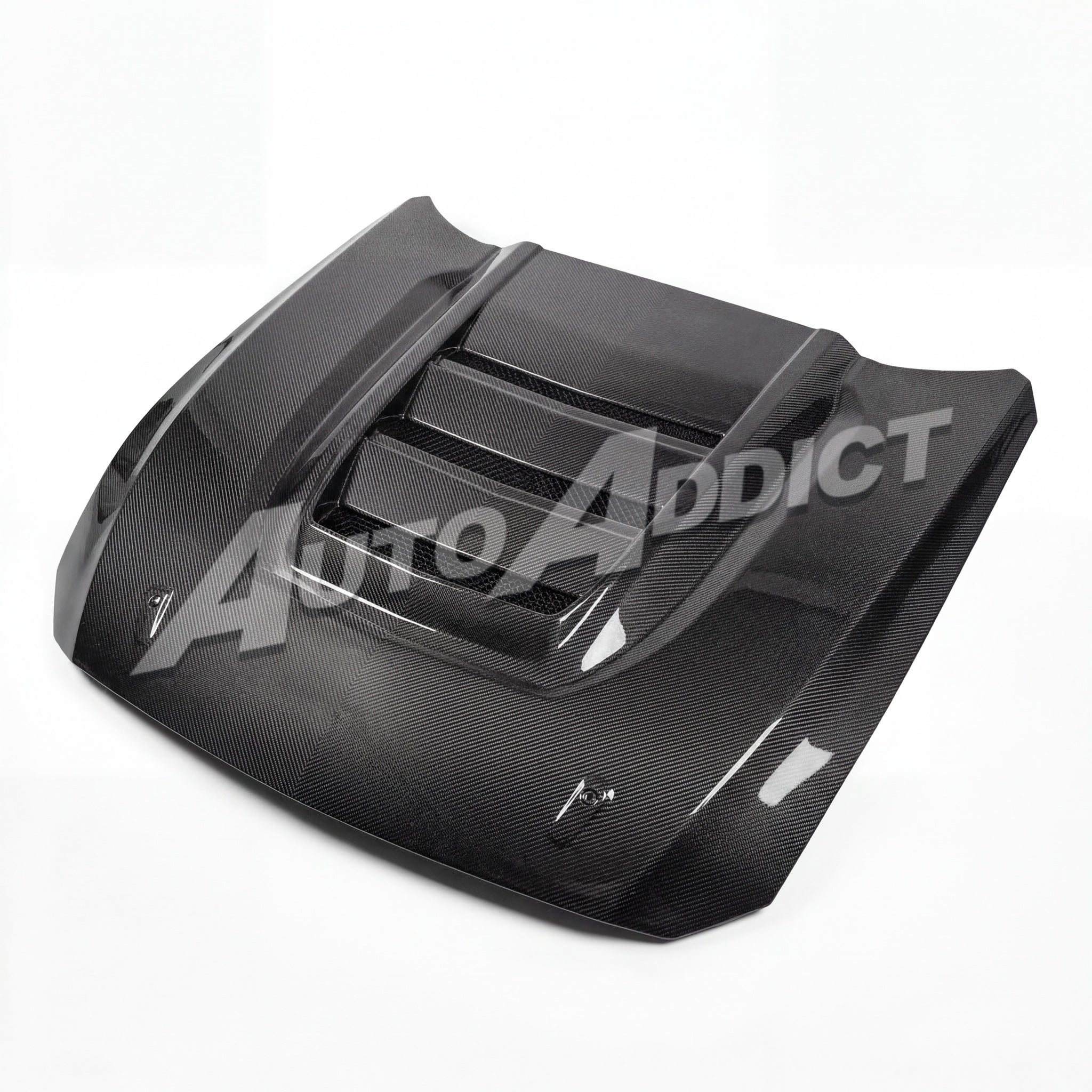 Mustang S650 carbon fiber front bumper shell grille inserts