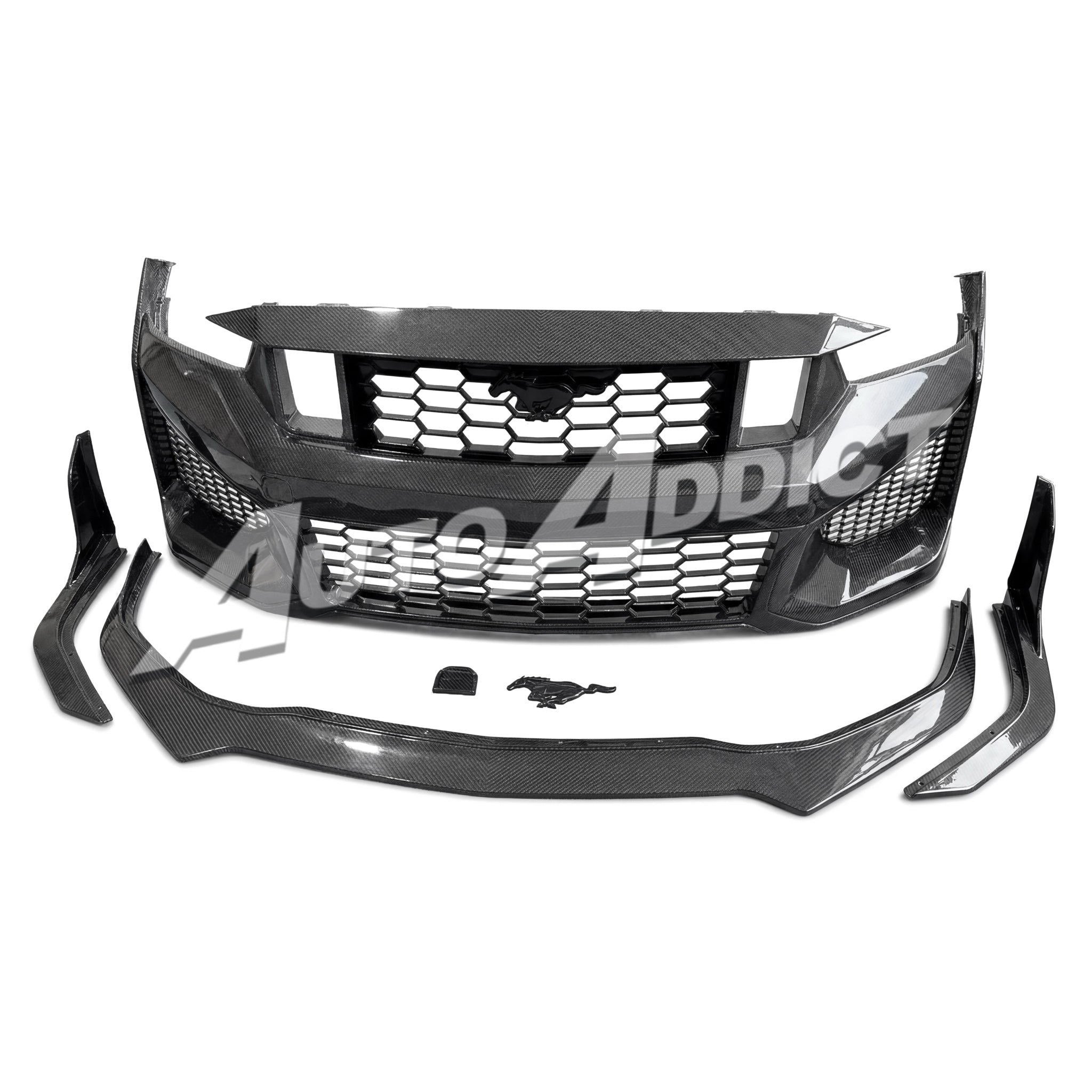 Mustang S650 dry carbon fiber aero kit full program Auto Addict USA