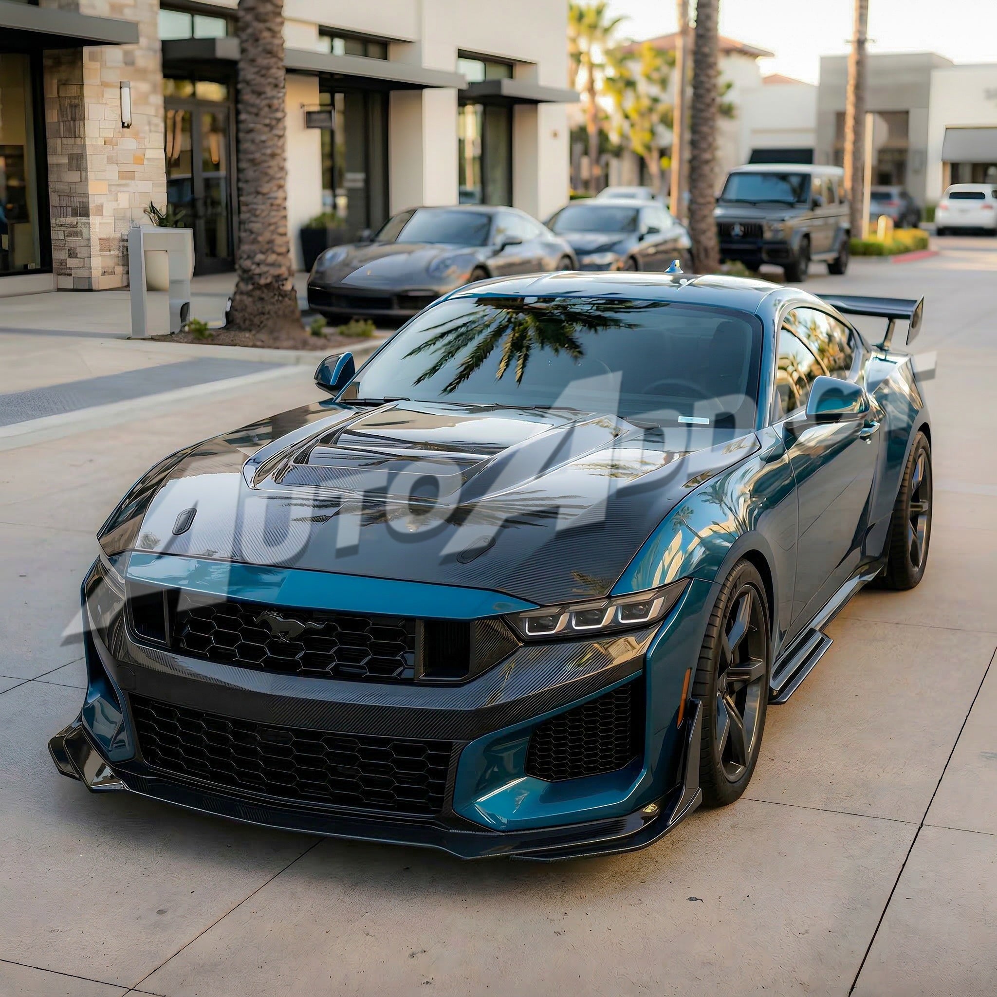 Mustang S650 pre preg carbon fiber aero package premium build