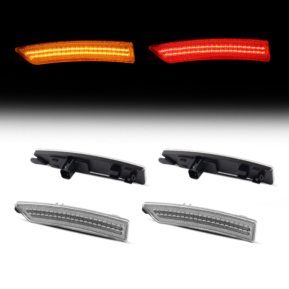 2024 + Ford Mustang S650 Clear LED Side Markers (SET)(CLEAR)