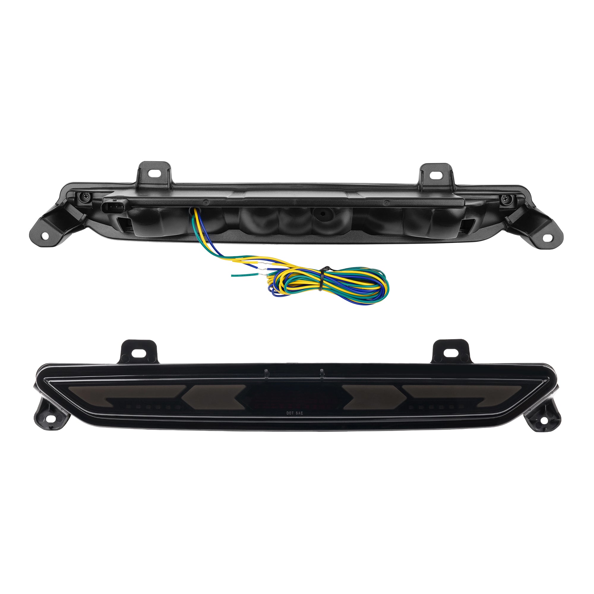 2024-2026 Mustang S650 Rear Diffuser Reverse Light LED Smoke Lens