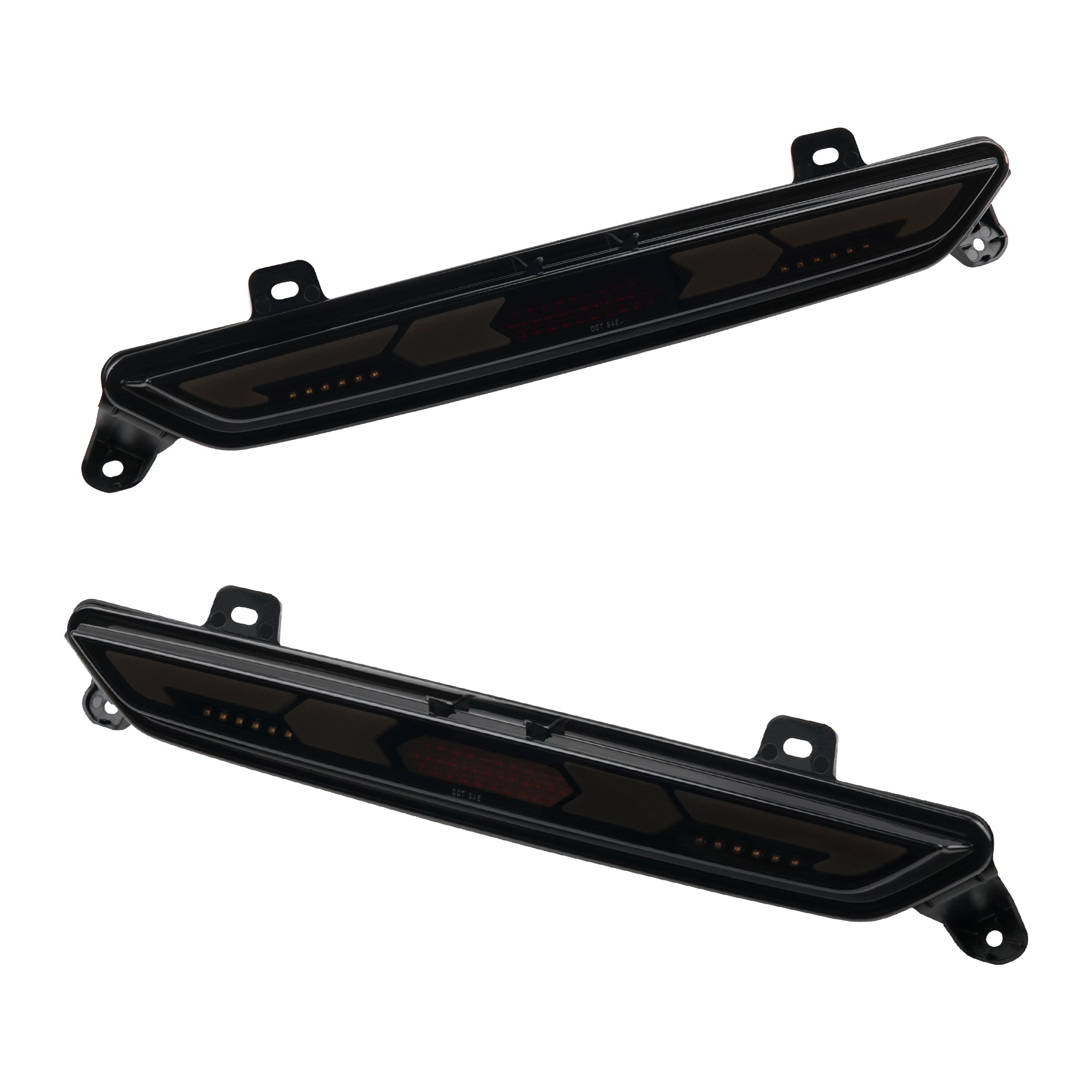 2024-2026 Mustang S650 Rear Diffuser Reverse Light LED Smoke Lens