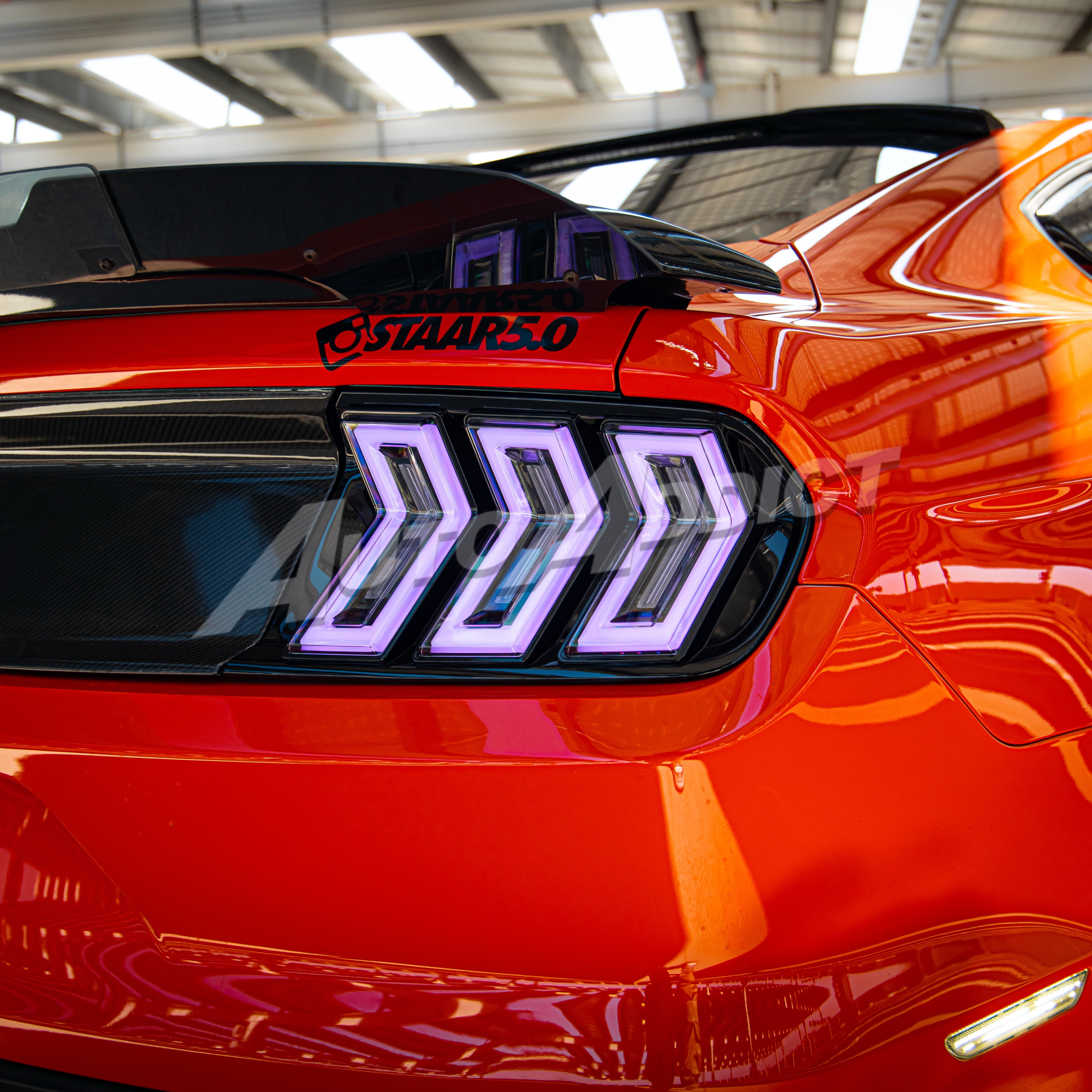 2015-2023 Mustang S550 Heritage-X™ RGB Taillights Amber Turn Signal Sequential w/ Animation