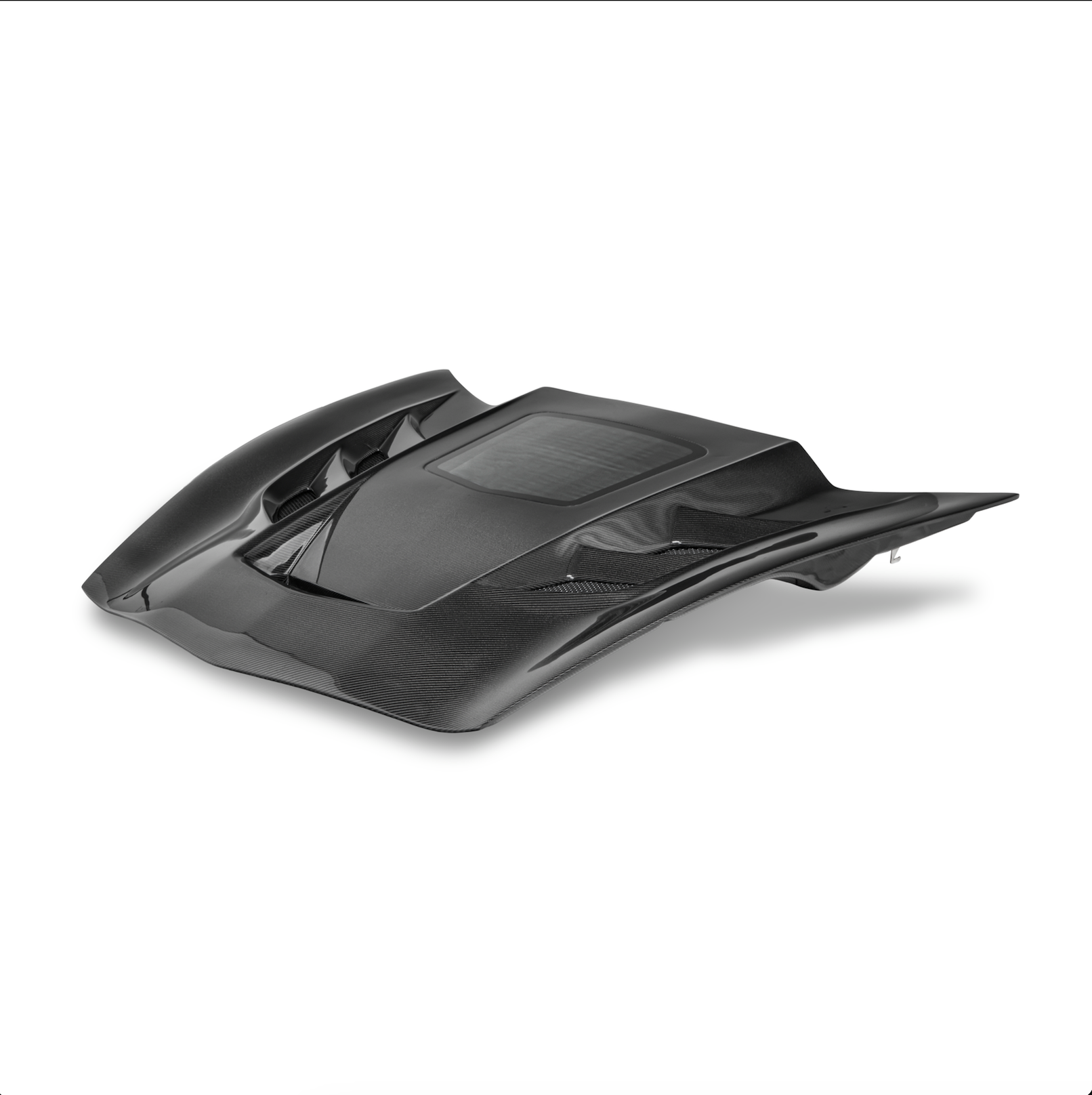 2014-2019 Corvette C7 Type-VS1 Double Sided Carbon fiber Vented Style Hood W/ Window For Stingray, Z51, Grand Sport, Z06