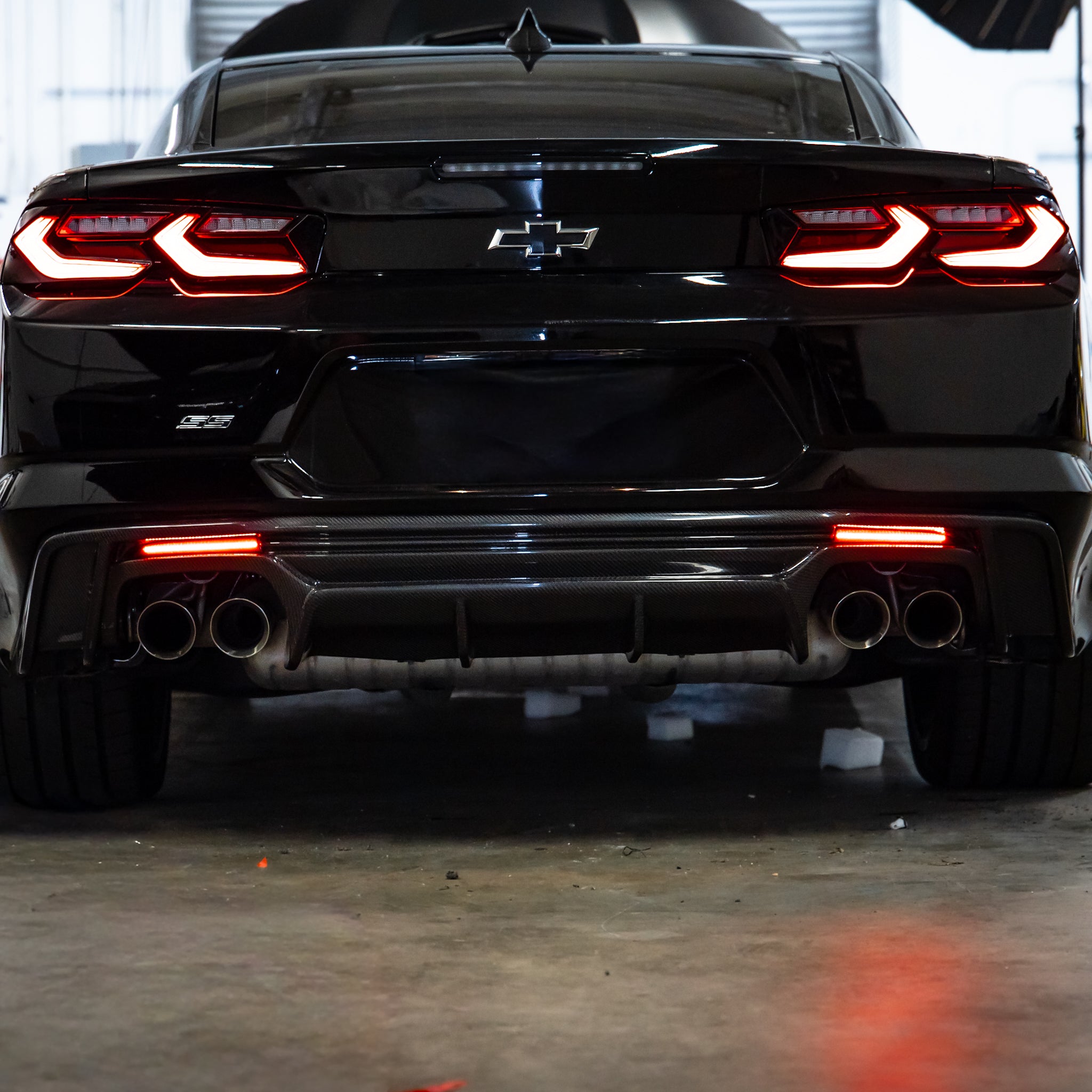 2016-2025 Chevy Camaro Diffuser Clear LED Rear Reflectors (Pair)