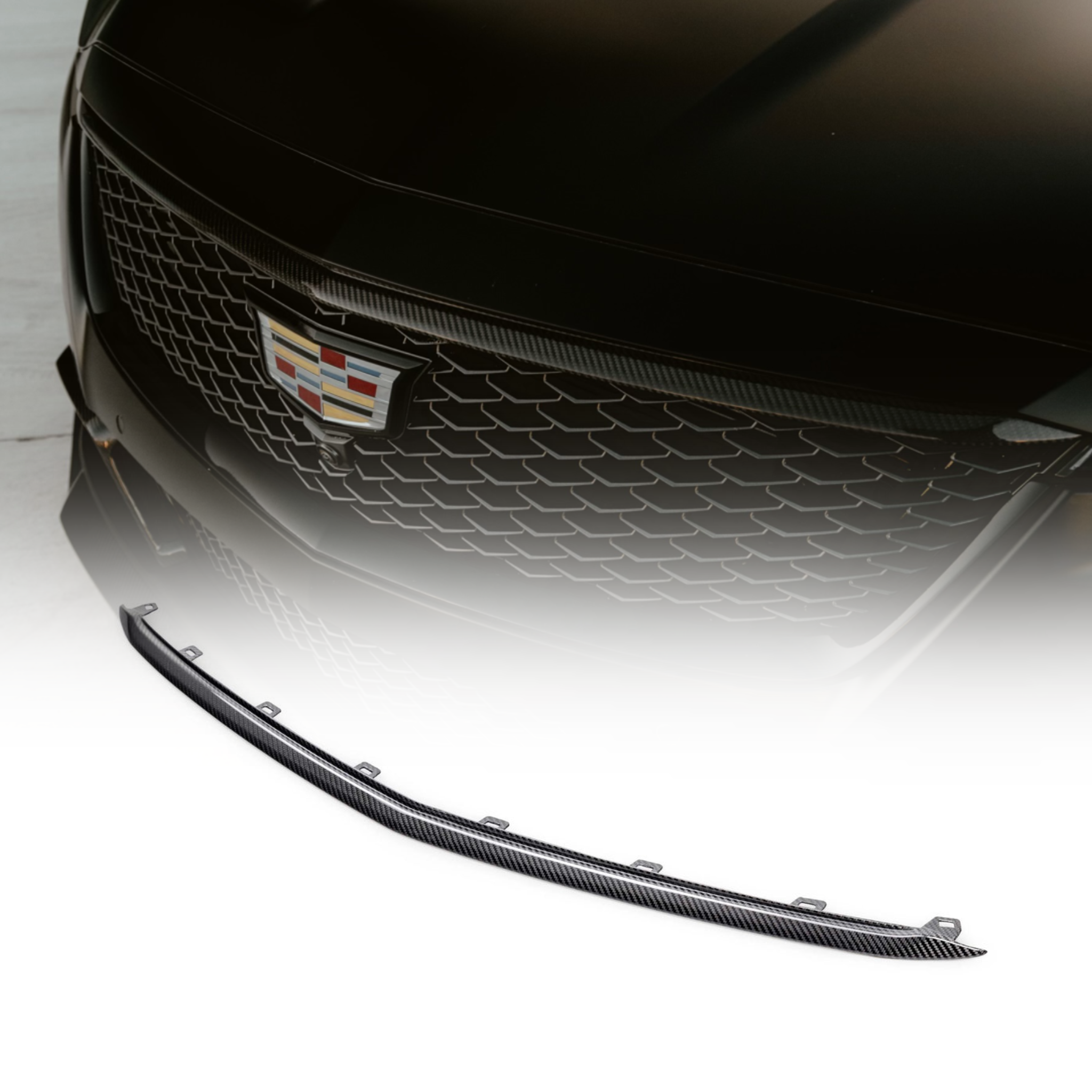 2022-2024 Cadillac CT5-V Blackwing Carbon Fiber Upper Grille Trim Replacement