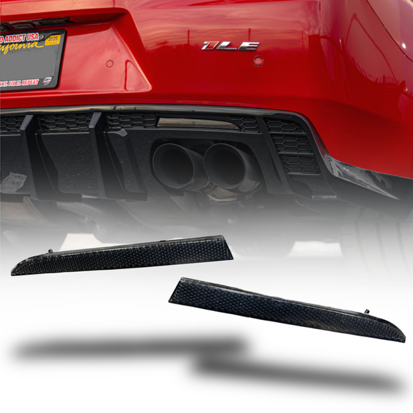 Smoke Vinyl Overlay Tint Kit For 2016-2023 Chevy Camaro Side Markers & Reflectors