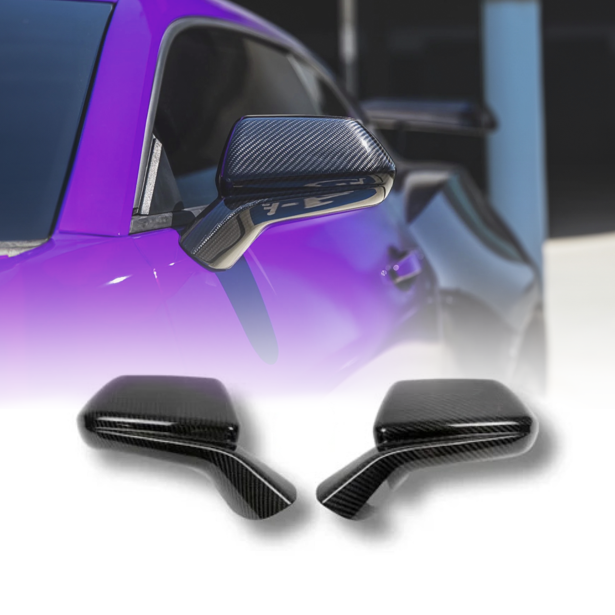 2016-2024 Chevy Camaro Carbon Fiber Mirror Caps