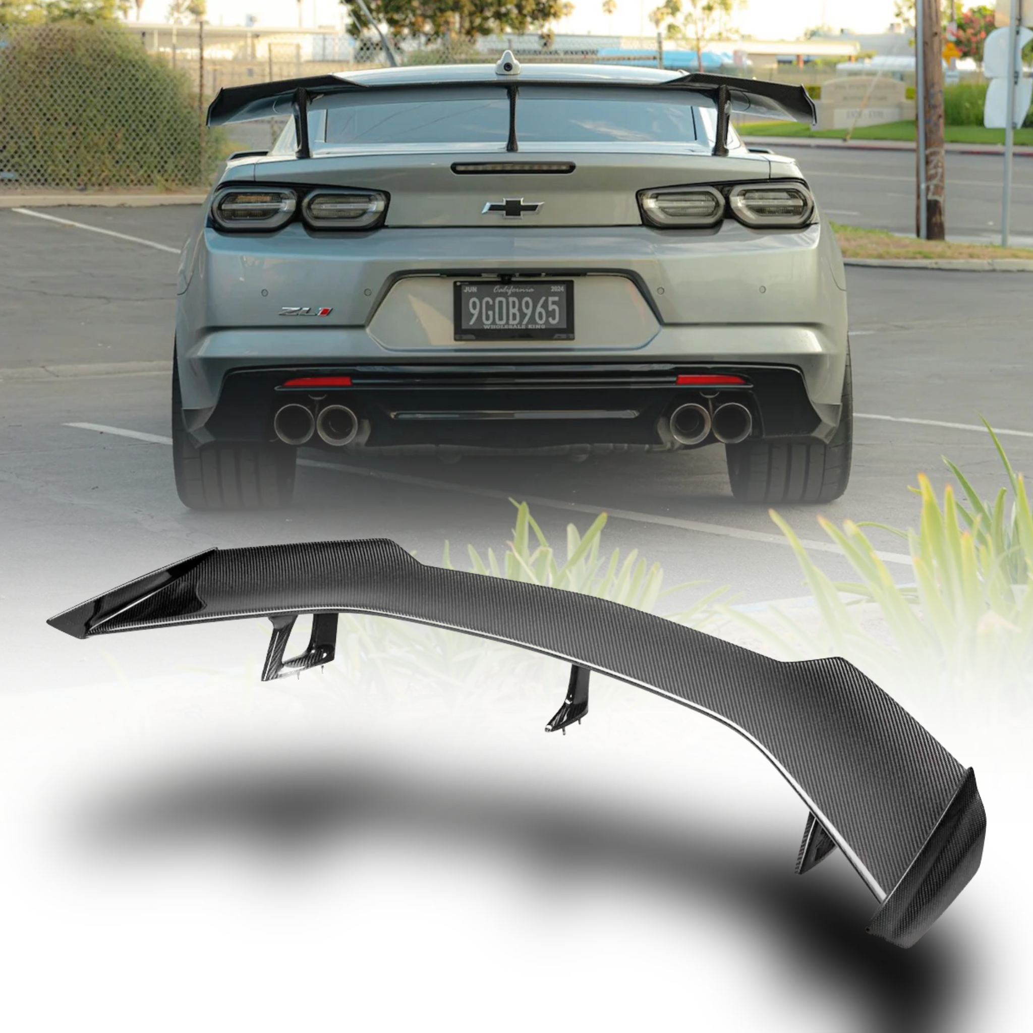 2016-2024 Chevy Camaro ZL1 1LE Full Carbon Fiber 1pc Rear Spoiler