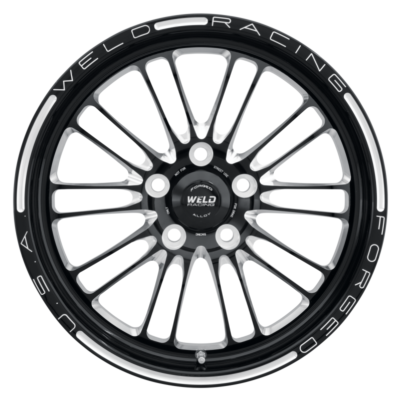 Weld RPM Frontrunner 15x3.5 / 5x4.5 / 2.25 BS / 3.18 HB - Gloss Black Milled - Non-BL Wheel