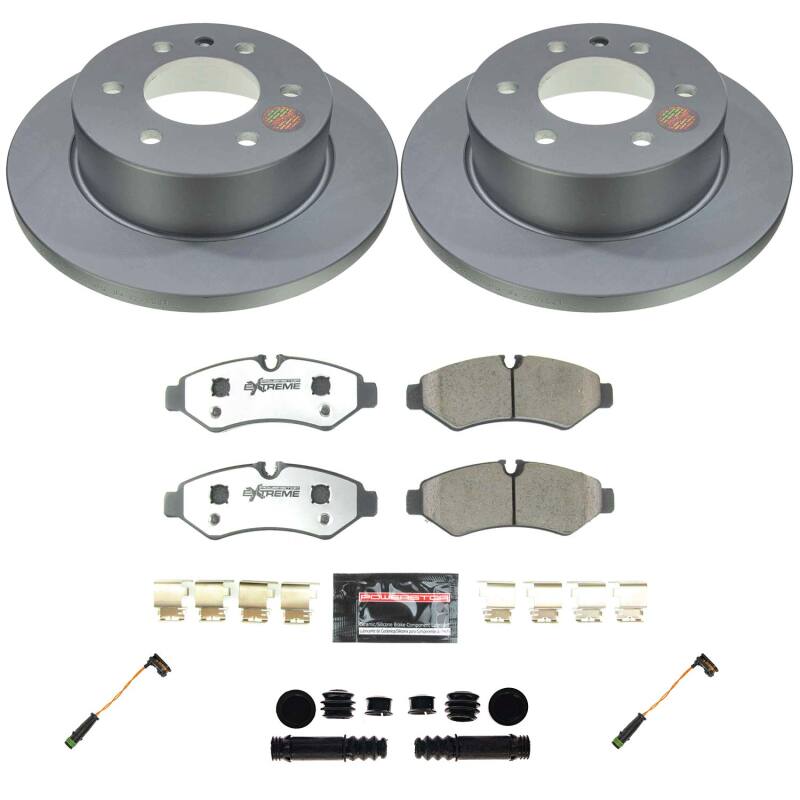 Power Stop 19-20 Freightliner Sprinter 1500 Rear Z36 Coated Truck & Tow Brake Kit