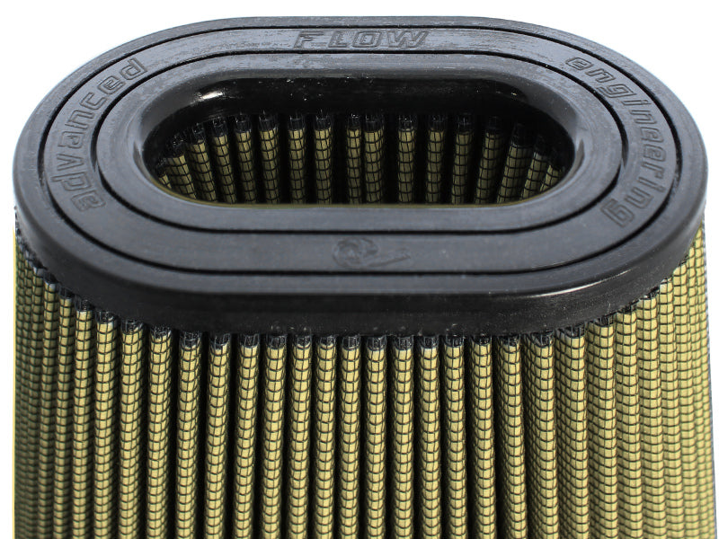afe Magnum FORCE Intake Rplcmnt Air Filter (5-1/4x7)IN F x (6-3/8x10)IN B x (4-1/2x6-3/4)IN Tx8IN H