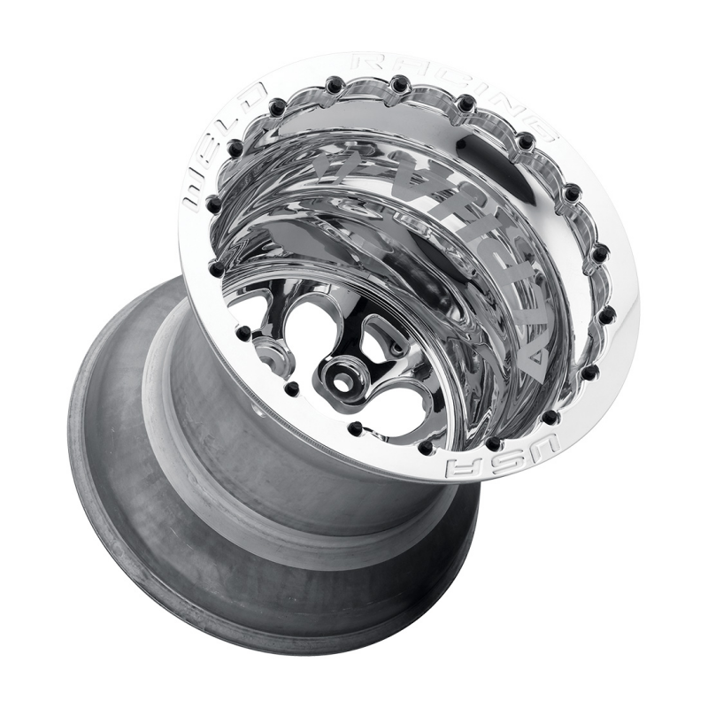 Weld Alpha-1 15x10 / 5x4.75 / 4 BS / 3.18 HB - Polished Center - Polished Shell - Non-BL Wheel