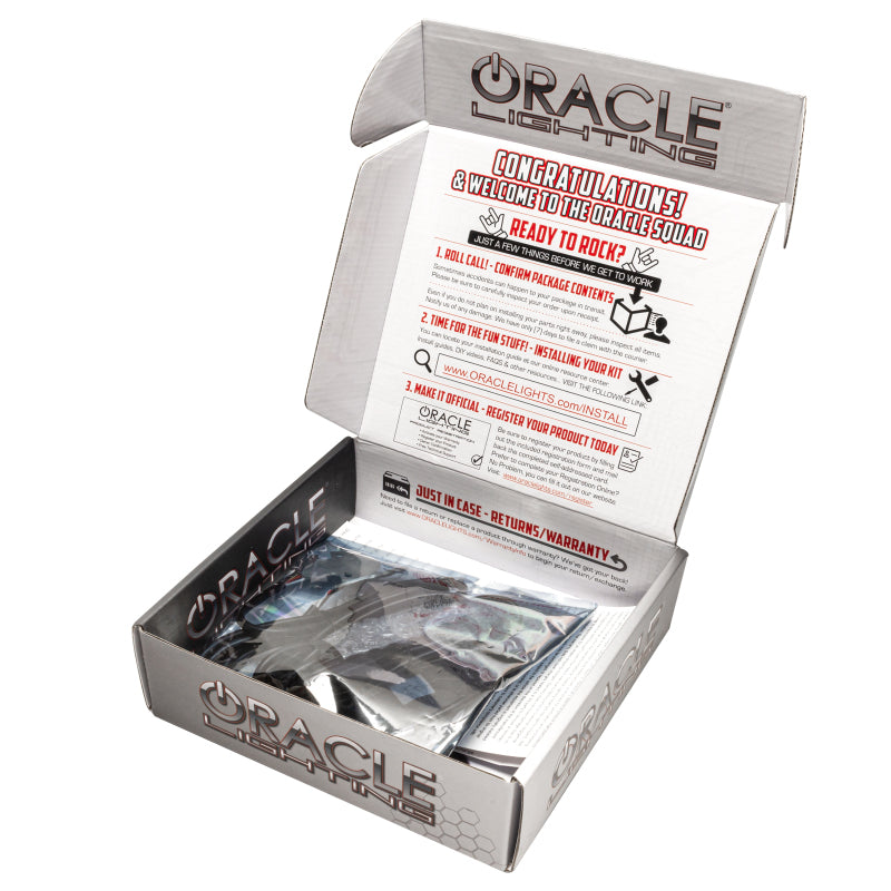 Oracle 13-14 Ford Mustang GT LED Fog Light Halo Kit - Red