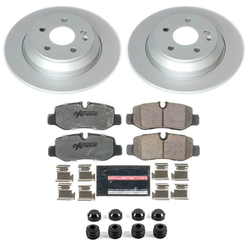 Power Stop 16-23 Mercedes-Benz Metris Rear Z36 Coated Truck & Tow Brake Kit