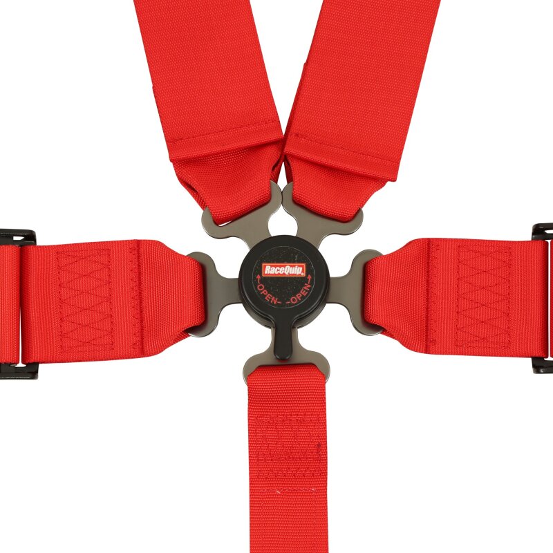 RaceQuip Red SFI CAMLOCK 5pt PD Lap Seat Belt