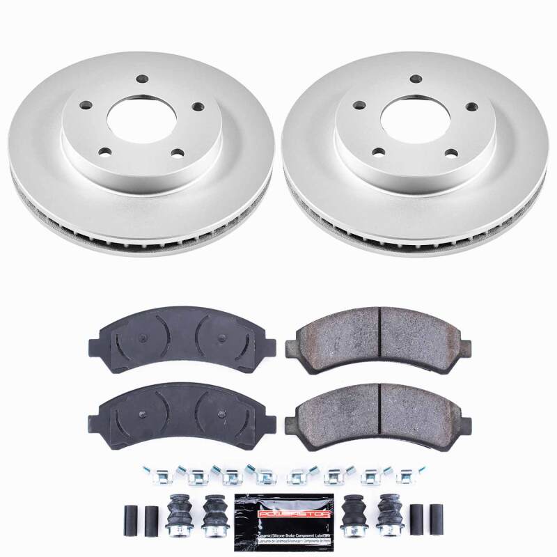 Power Stop 97-05 Chevrolet Blazer Front Z23 Coated Brake Kit